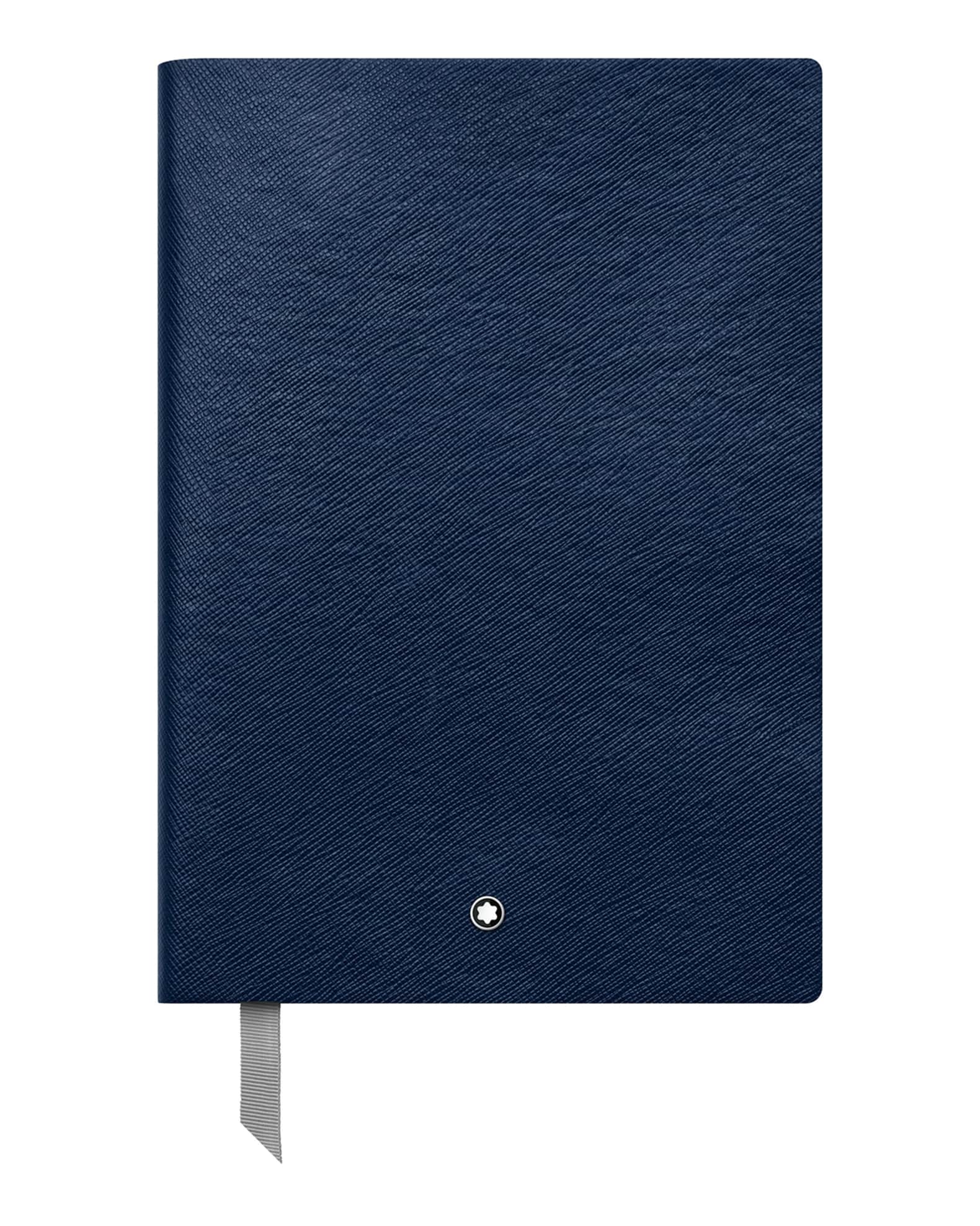 Fine Stationary Leather Notebook #146, Indigo 0