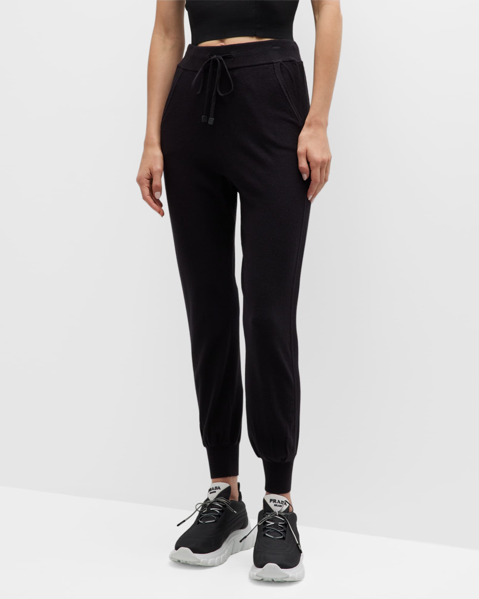 Blanc Noir Portola Banded Hem Jogger Pants Neiman Marcus
