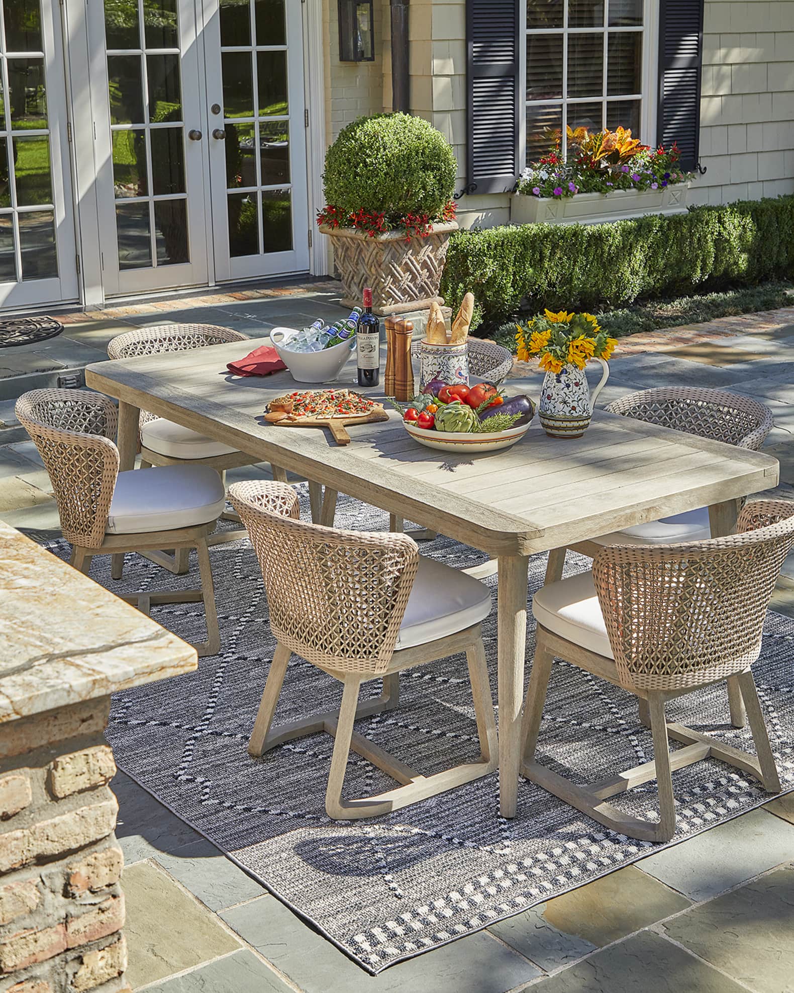Boca Outdoor Dining Table & Chair Neiman Marcus