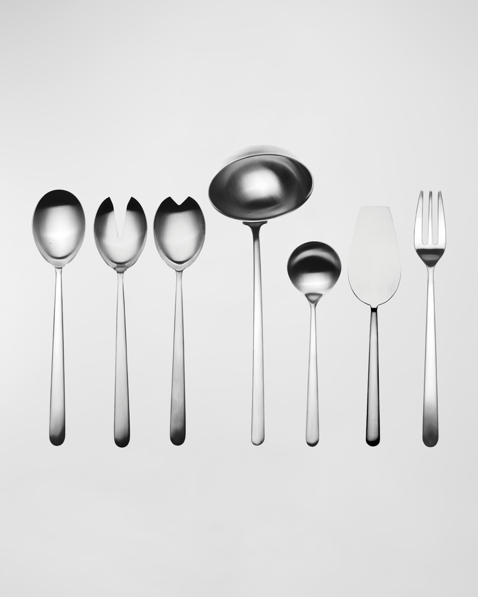 Linea Ice 7-Piece Full Flatware Serving Set 0