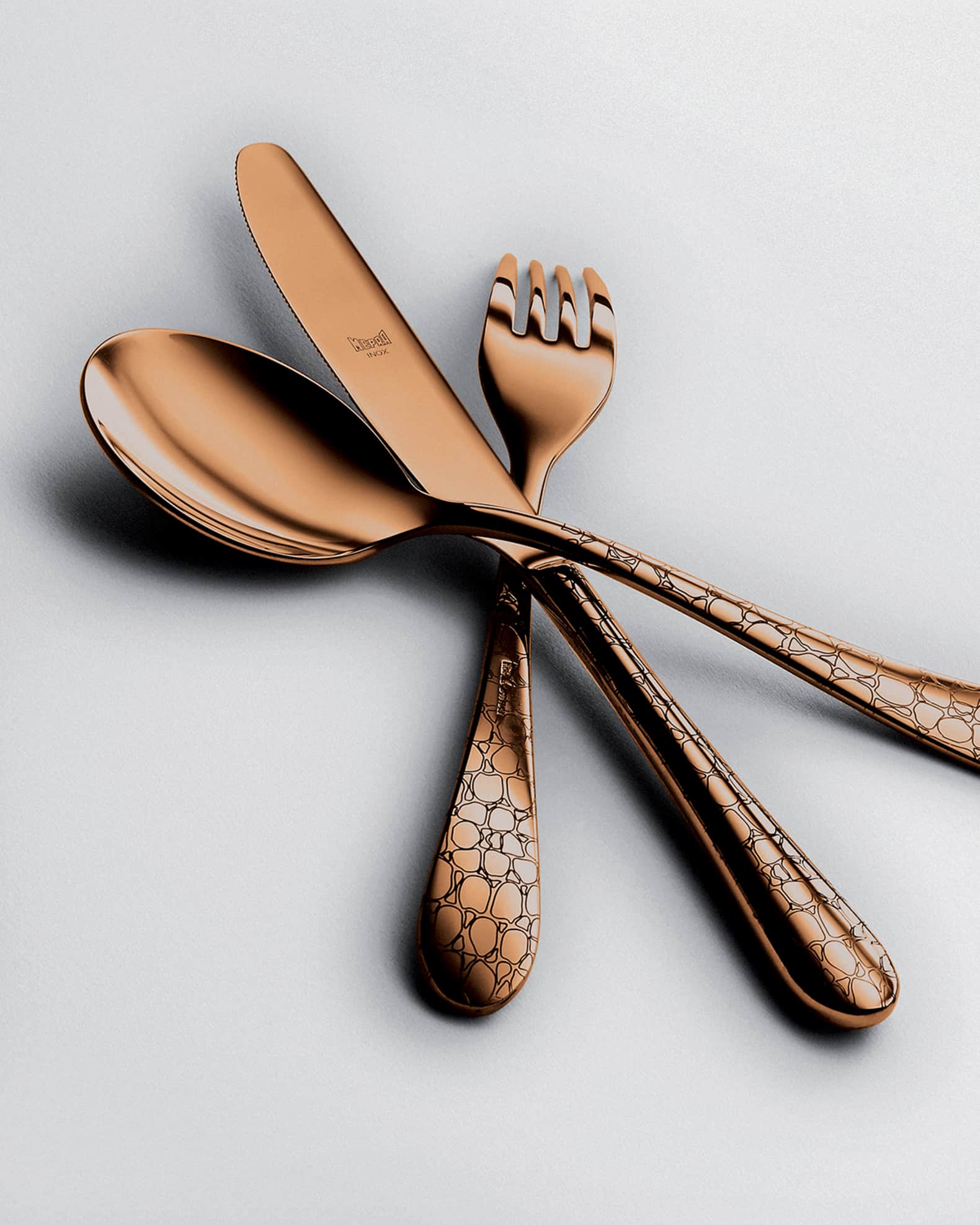 Coccodrillo Bronzo 5-Piece Flatware Set 1