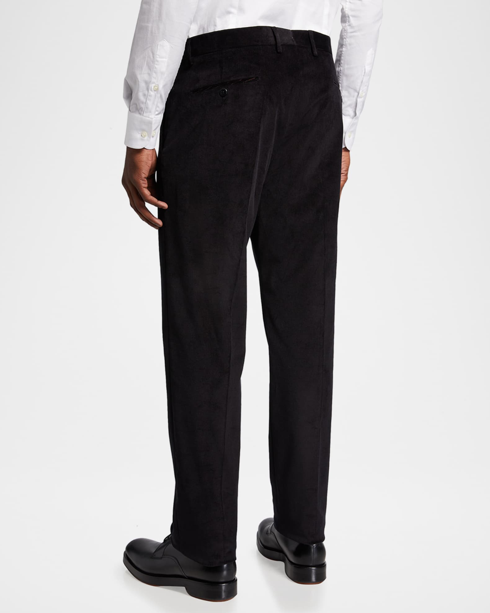 Men's Solid Corduroy Dress Pants