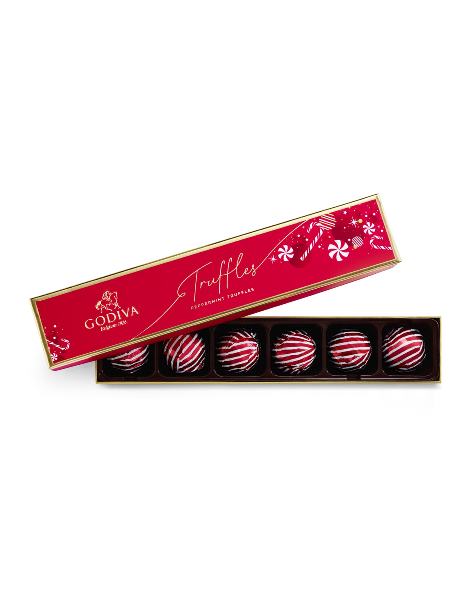 Godiva Chocolatier 6Piece Holiday Candy Cane Truffles Neiman Marcus