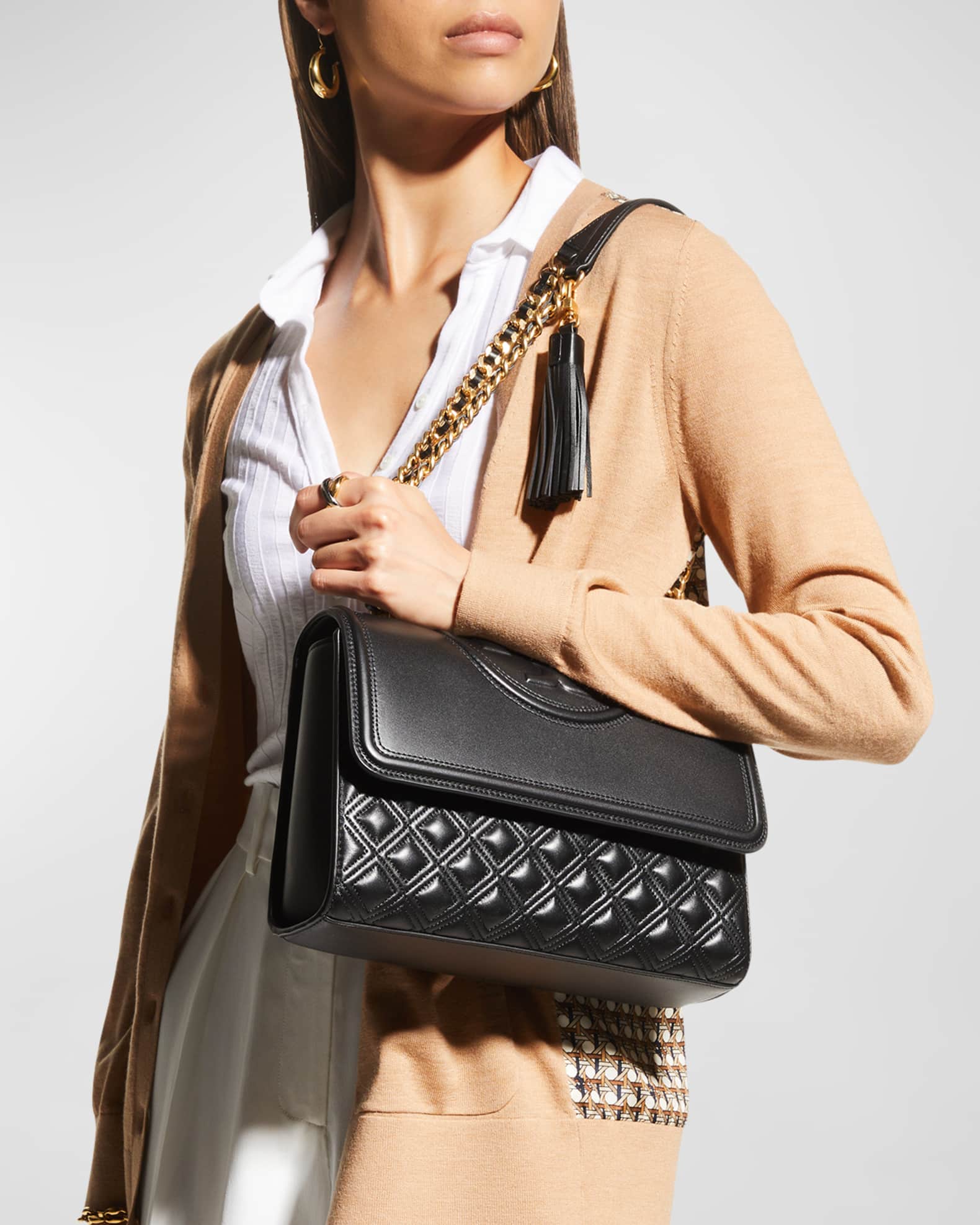 Fleming open offers shoulder bag