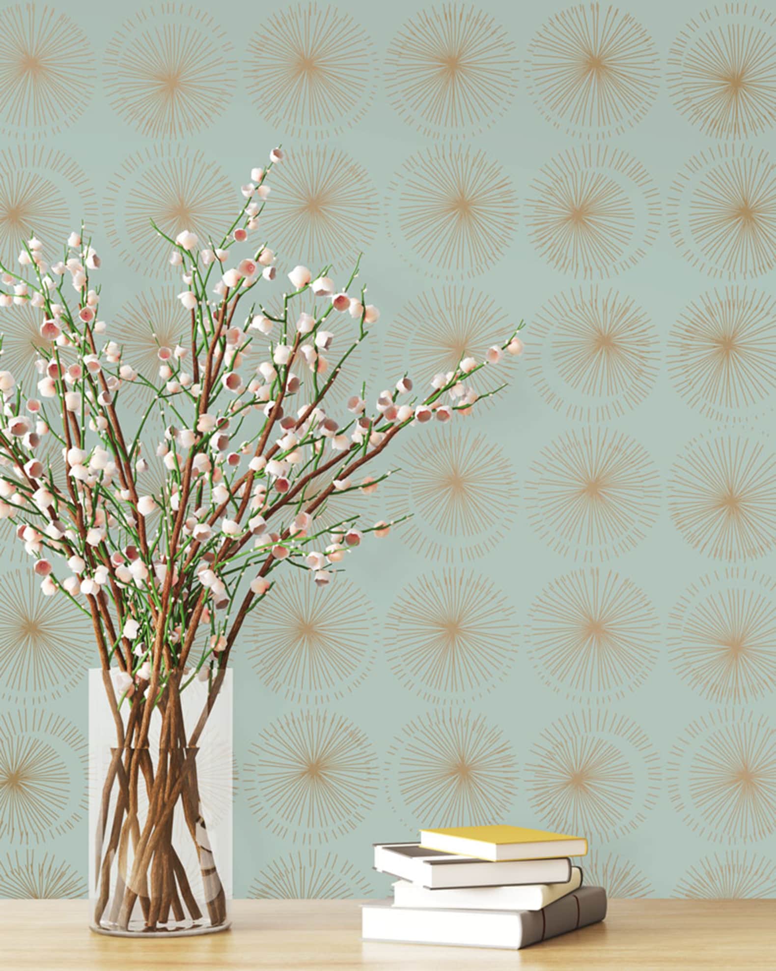 Tempaper Goodbye Moon Peel & Stick Wallpaper Neiman Marcus