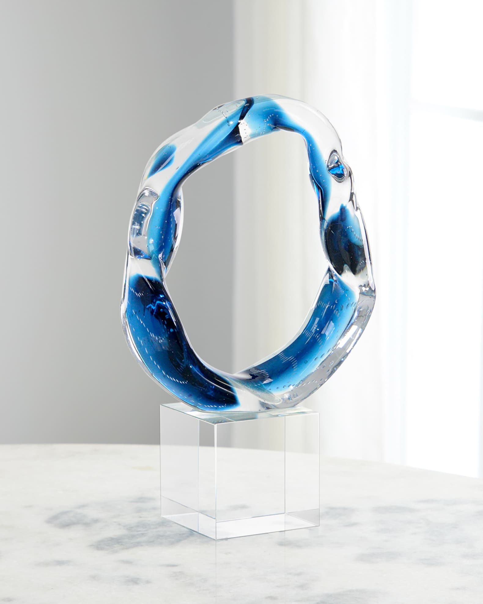 Hand-Blown Glass Sculpture I 0