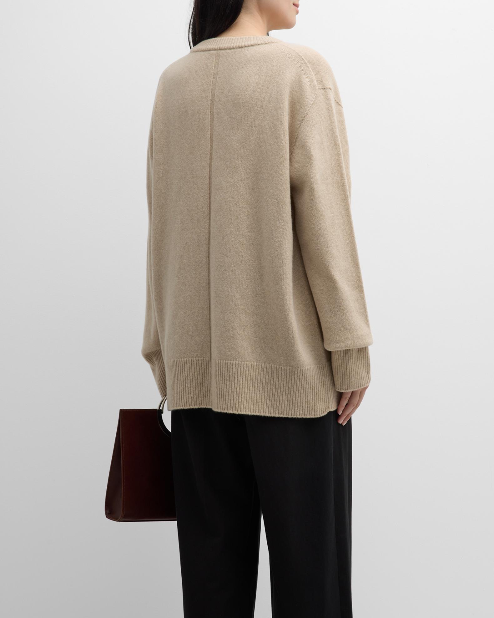 The Row Sibem Wool-Cashmere Sweater | Neiman Marcus