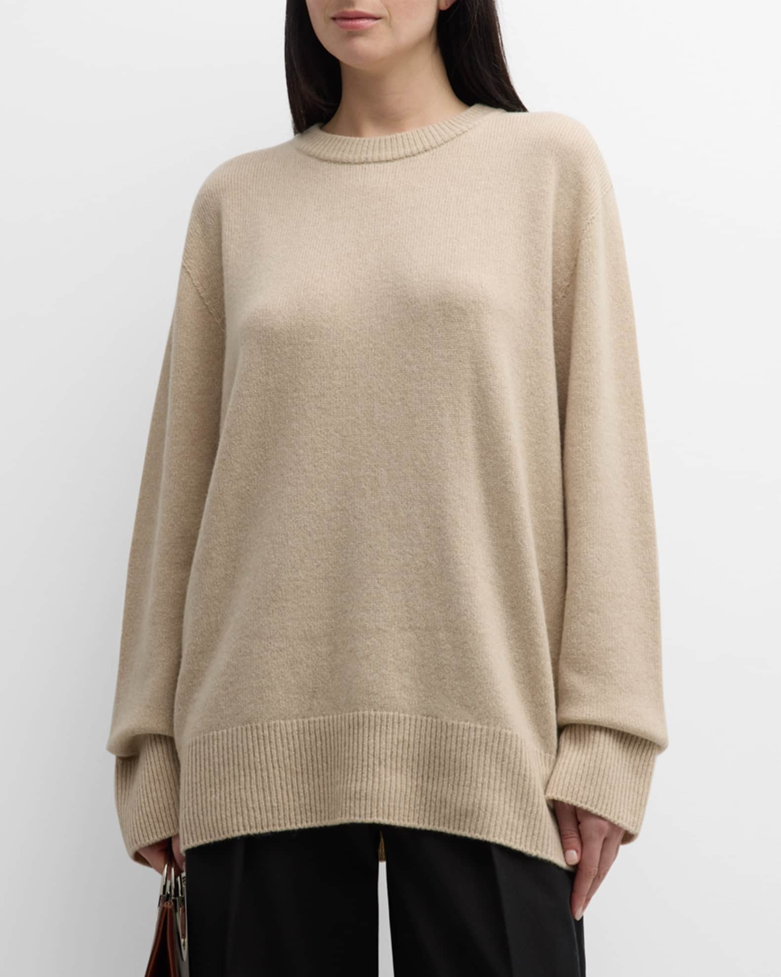 THE ROW Sibem Wool-Cashmere Sweater | Neiman Marcus
