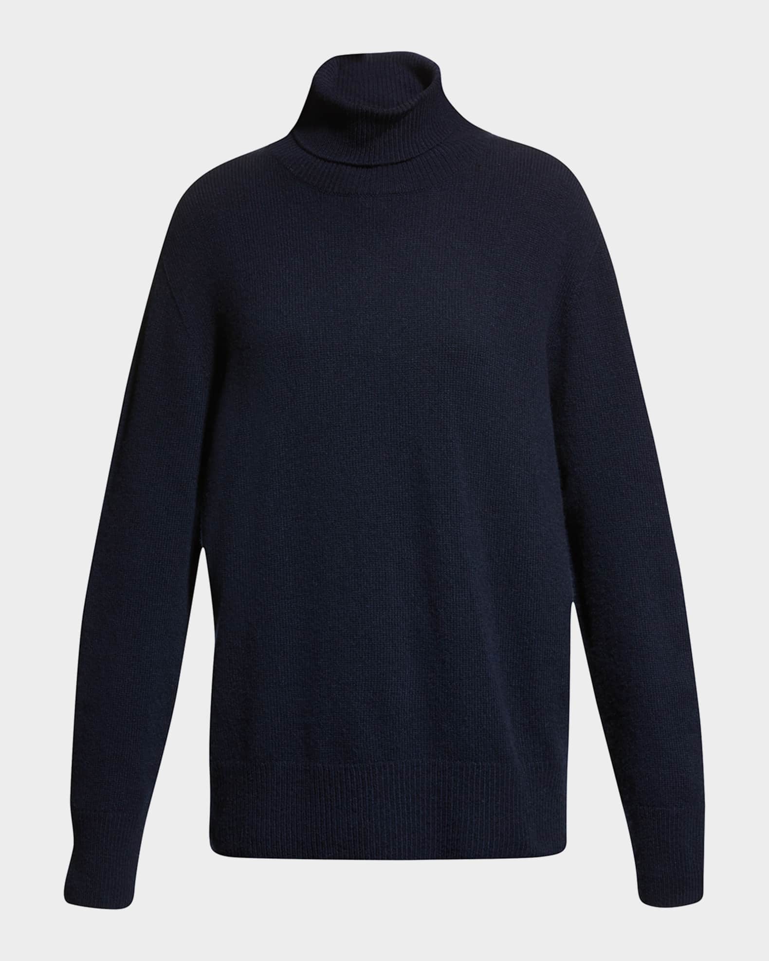 THE ROW Stepny Wool-Cashmere Turtleneck Top