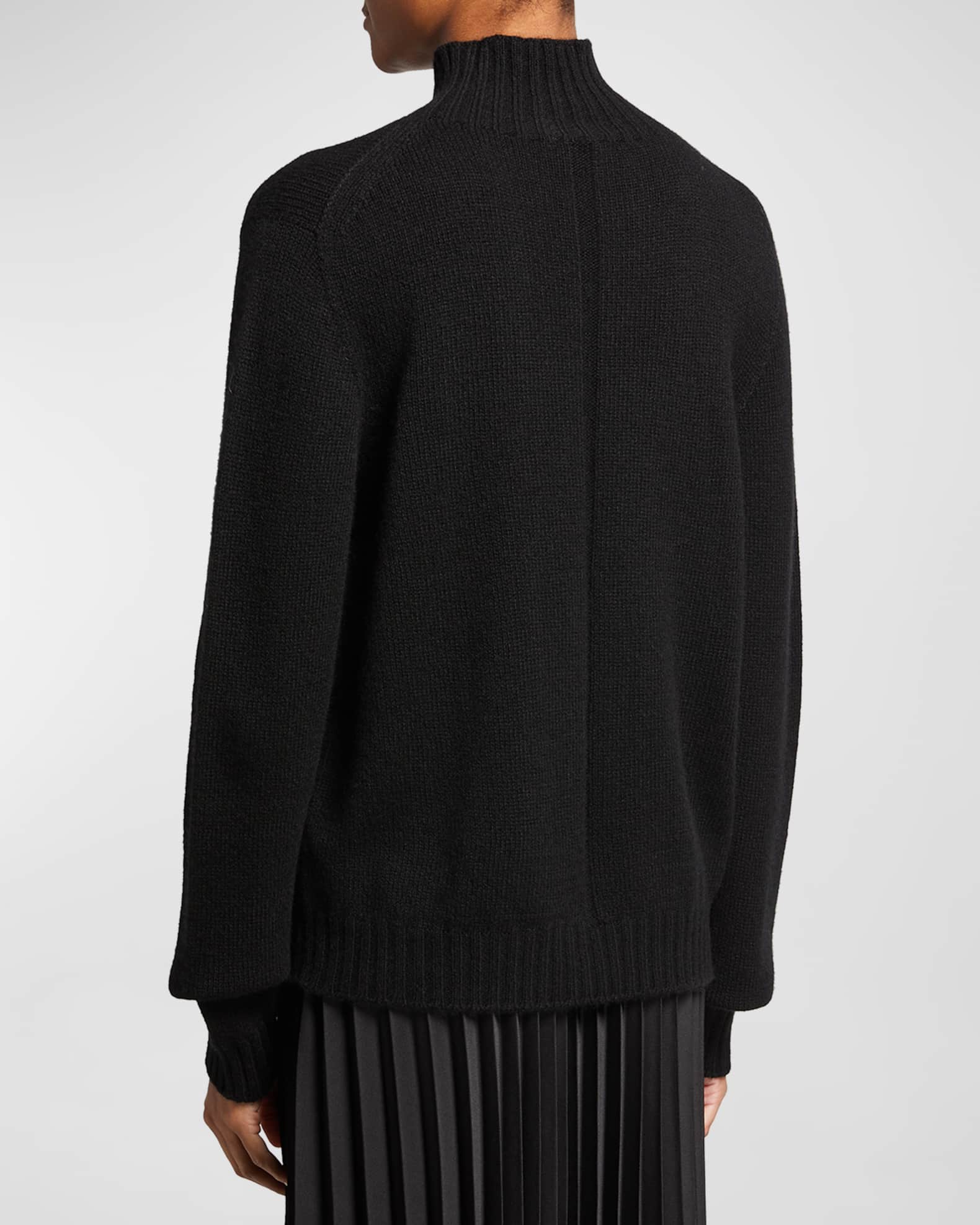 THE ROW Kensington High Neck Cashmere Sweater Neiman Marcus