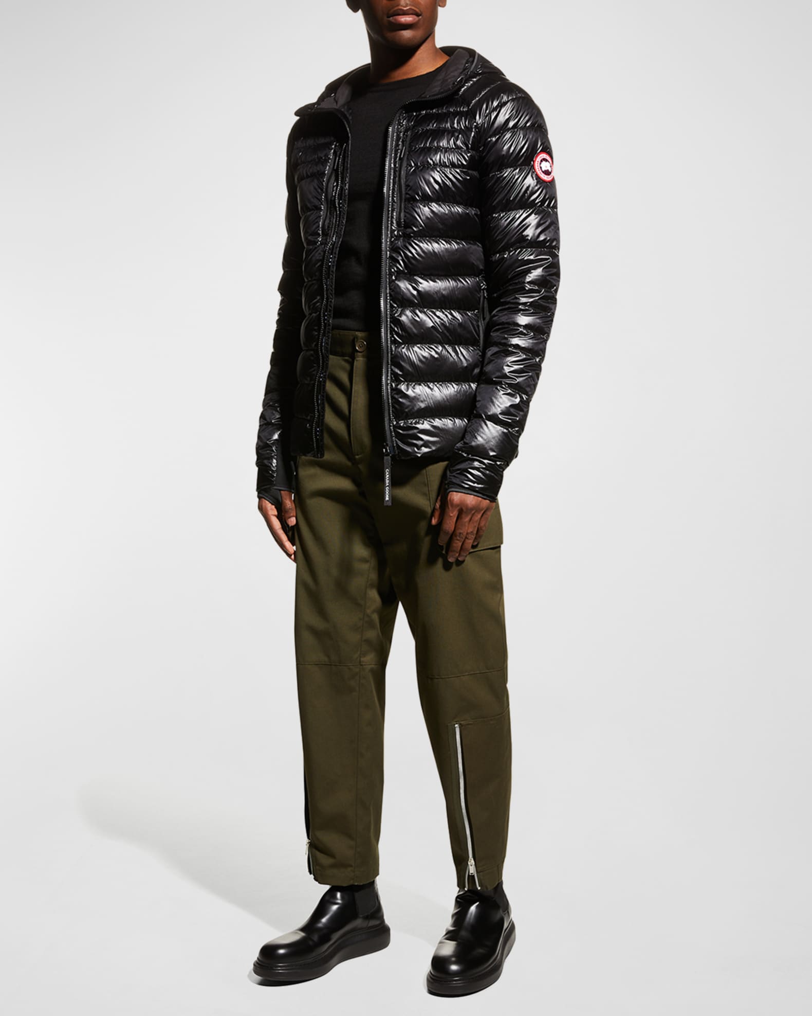 Canada Goose Men's Hybridge Lite Hooded Jacket | Neiman Marcus