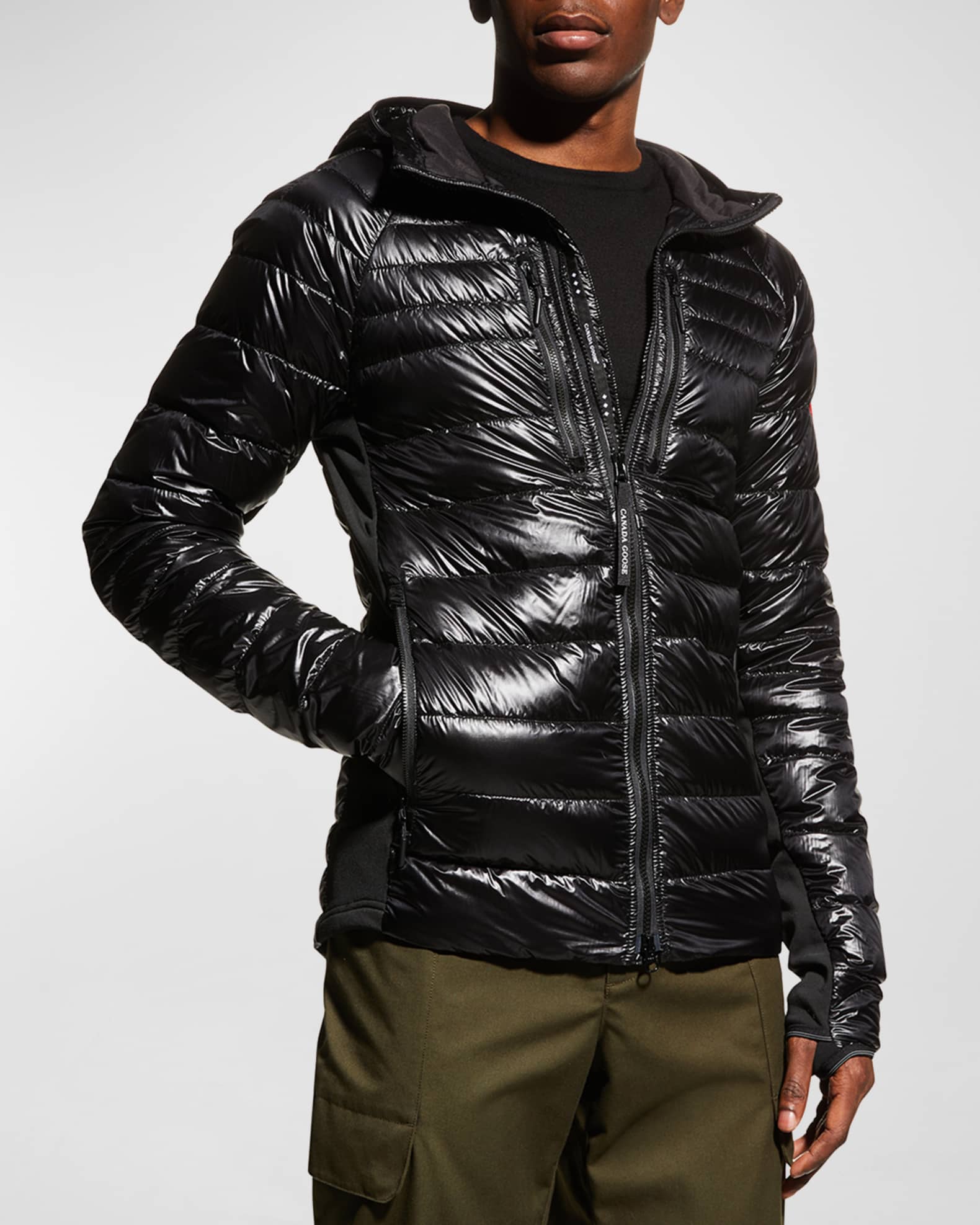 Canada Goose Men's Hybridge Lite Hooded Jacket | Neiman Marcus