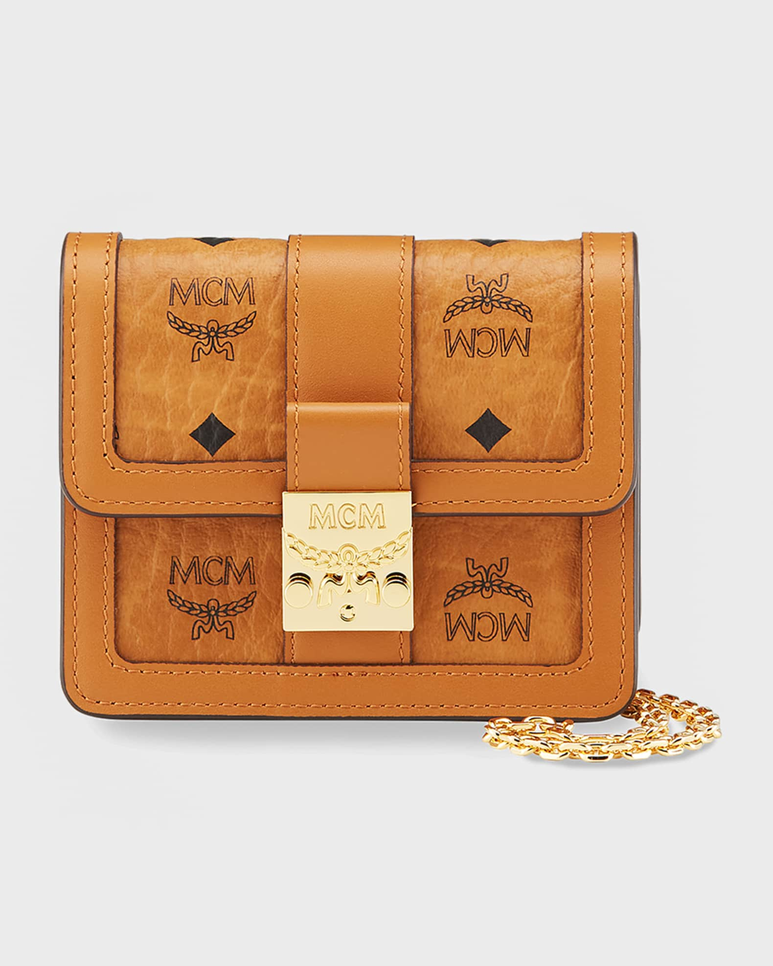 MCM Small Tracy Monogram Crossbody Bag - Farfetch