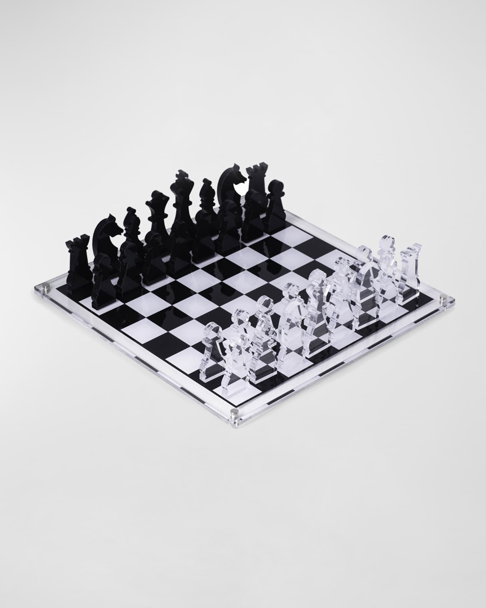 Bey-Berk Charlie Acrylic Chess Set