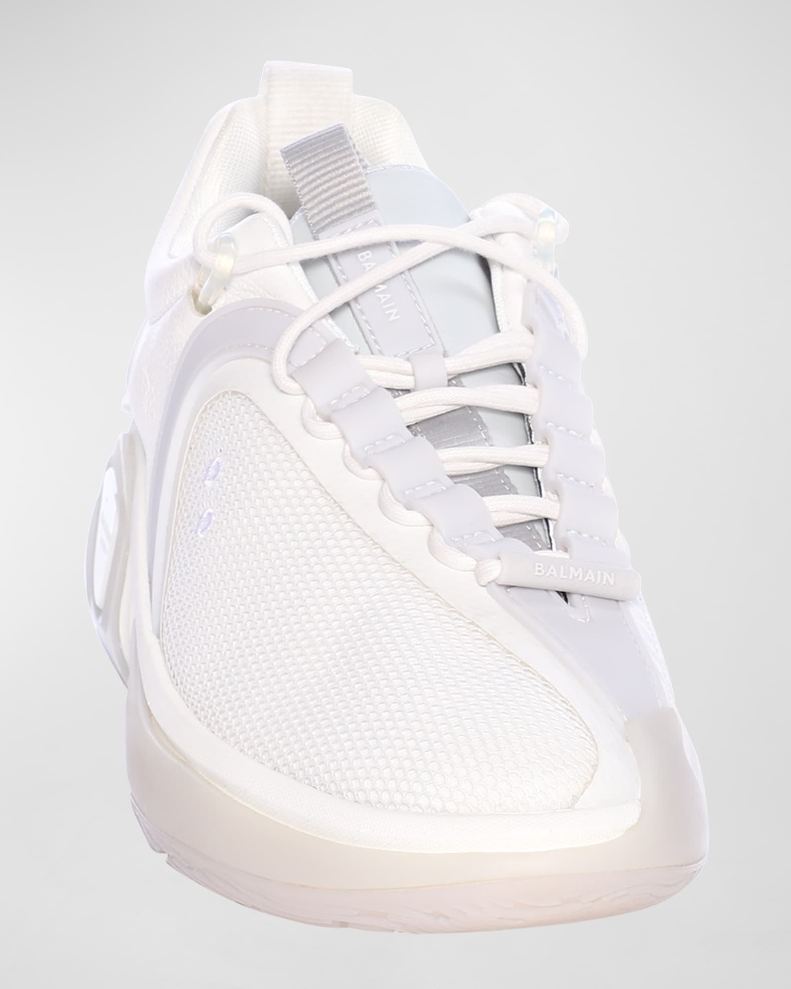 Balmain Men's B Runner Asymmetric Chunky Sneakers | Neiman Balmain Men's B Runner Asymmetric Chunky Sneakers | Neiman