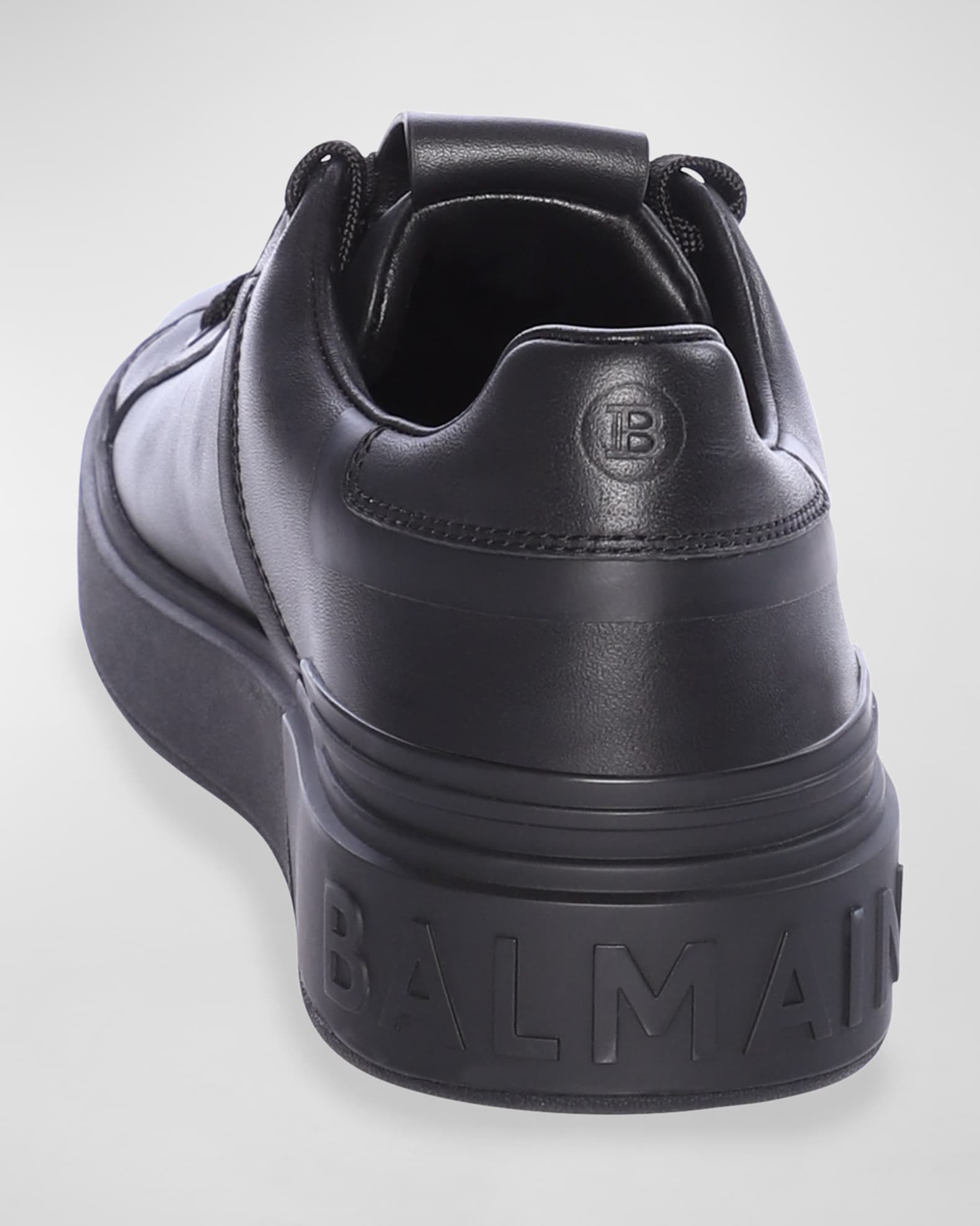 Balmain Men #39 s B Court Leather Low Top Sneakers Neiman Marcus