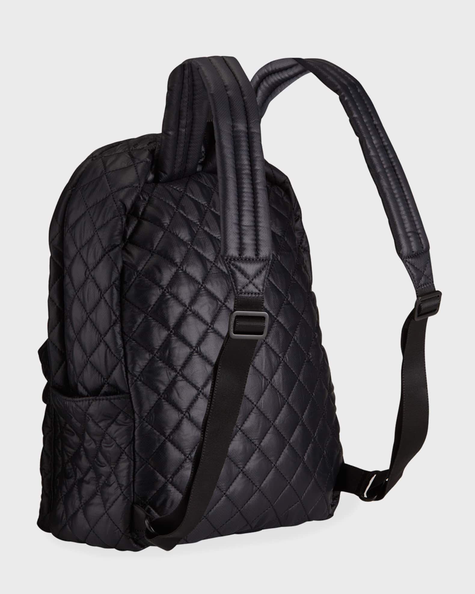 Womens Mz Wallace Backpack  City Metro Backpack Anthracite Metallic ~ Gail  Short Writes