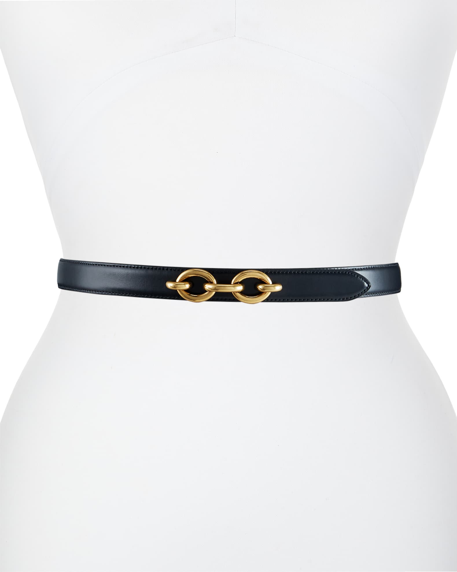 Gucci Double G Buckle Leather Belt Black - Dallas Handbags