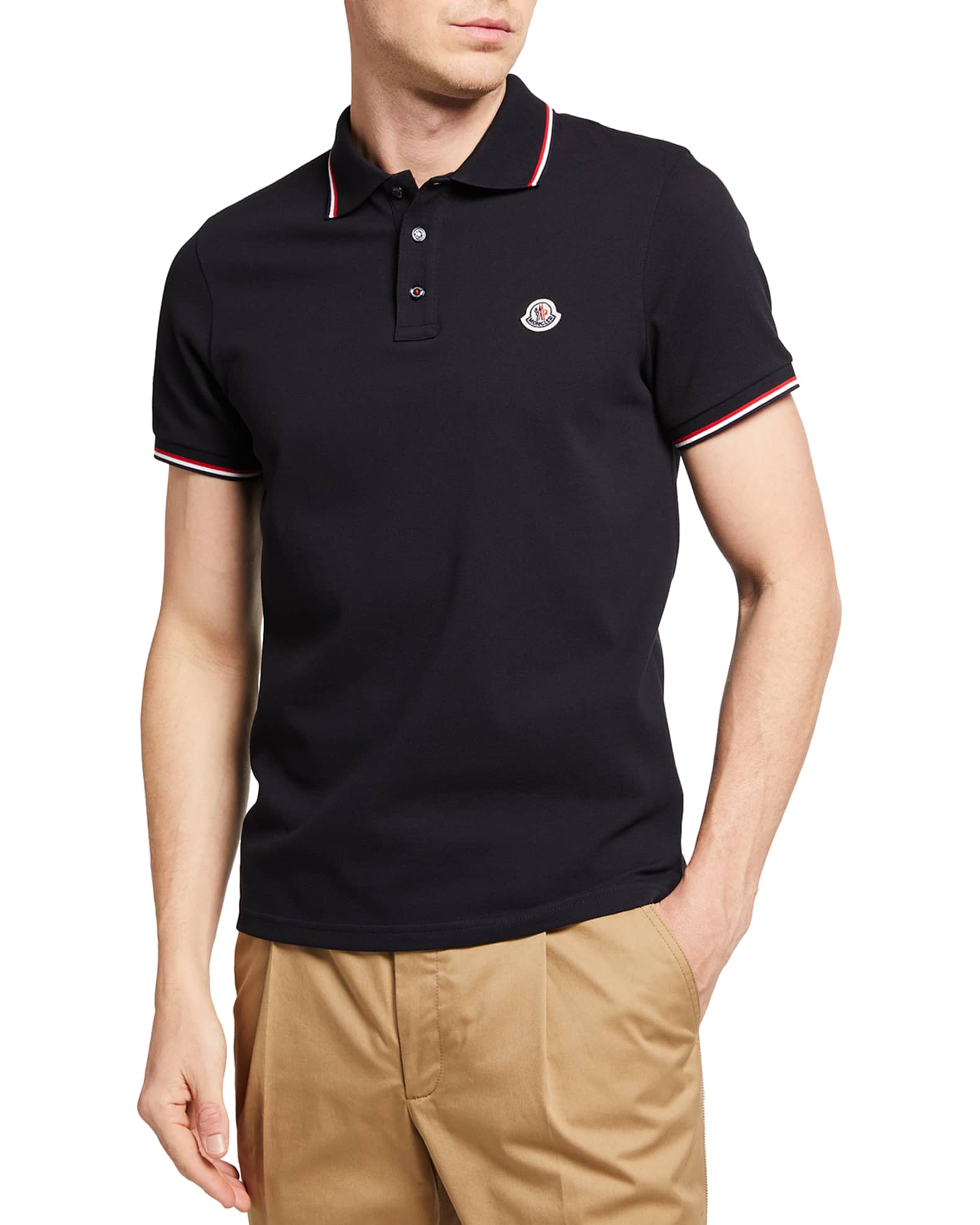 moncler polo shirt mens sale