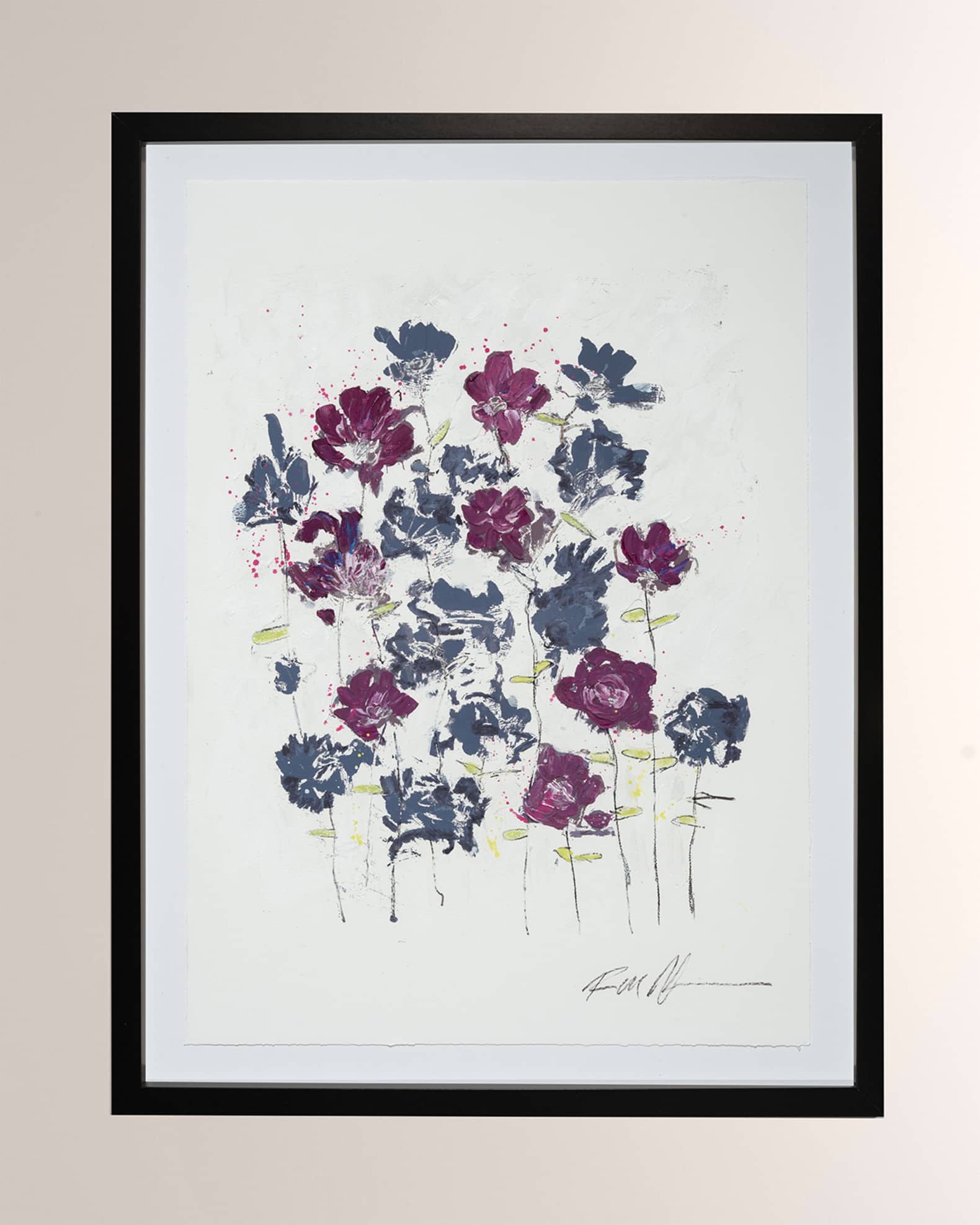 "Love Me Floral IV" Giclee Art 0
