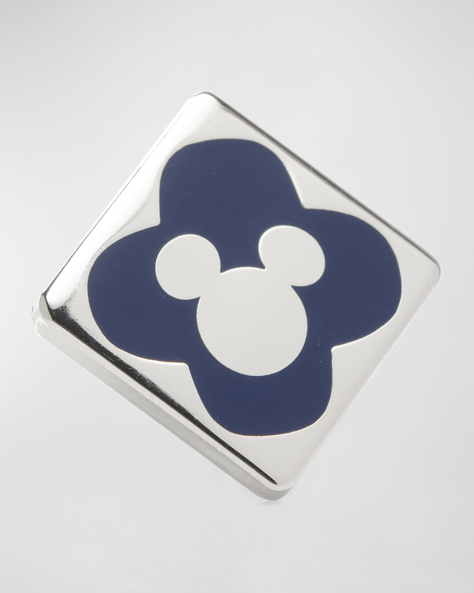 Men's Mickey Mouse Silhouette Lapel Pin 0
