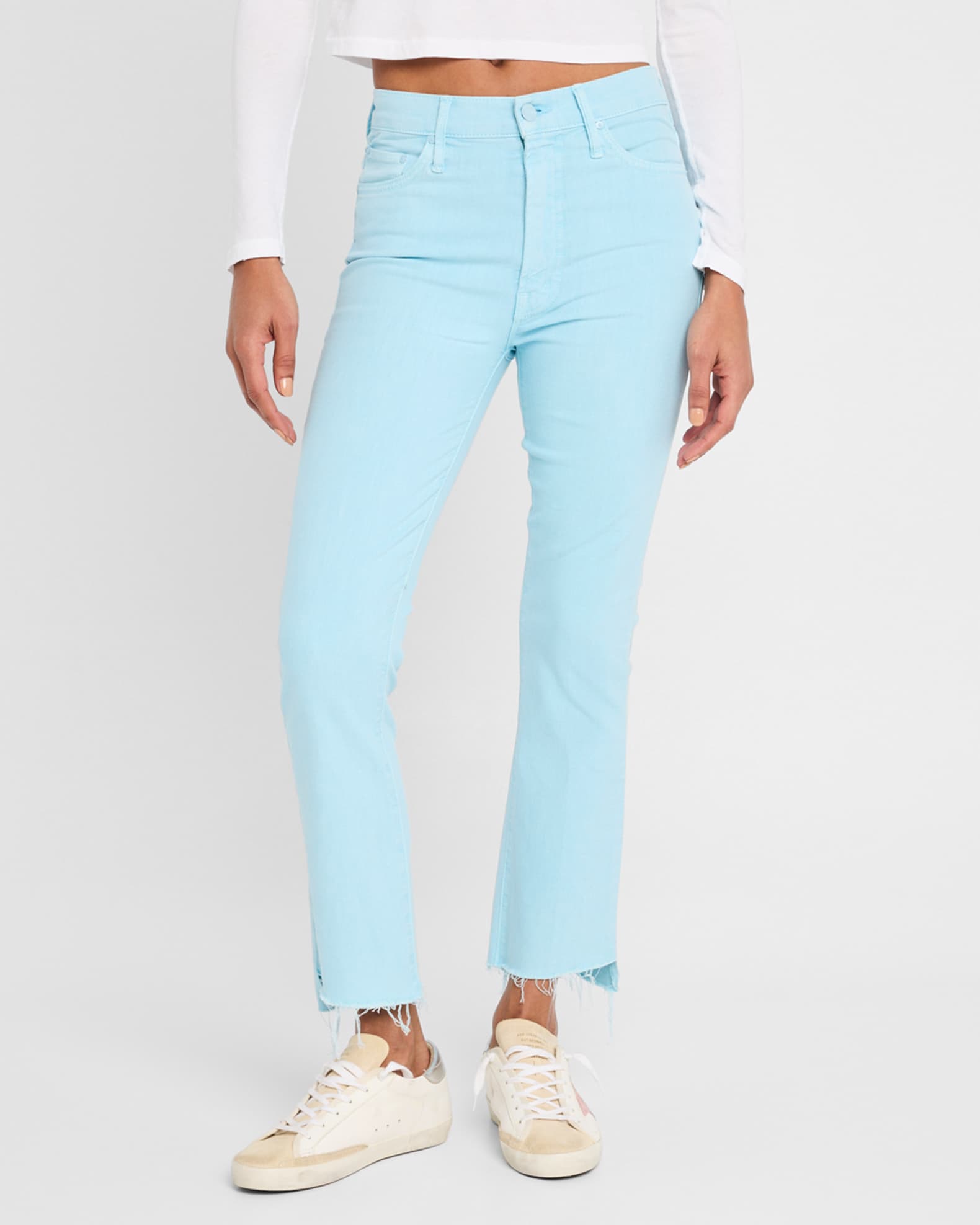 Mother Denim Insider Crop Out of the Blue - Monkee's of the