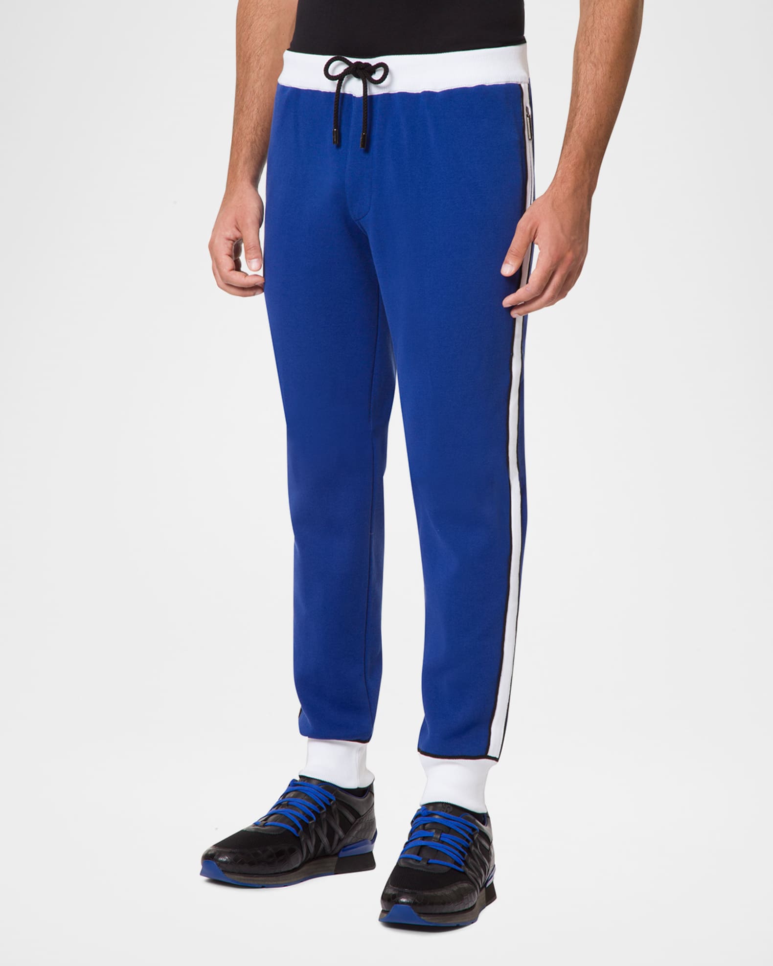 Stefano Ricci Men's Colorblock Jogging Suit Pants | Neiman Marcus