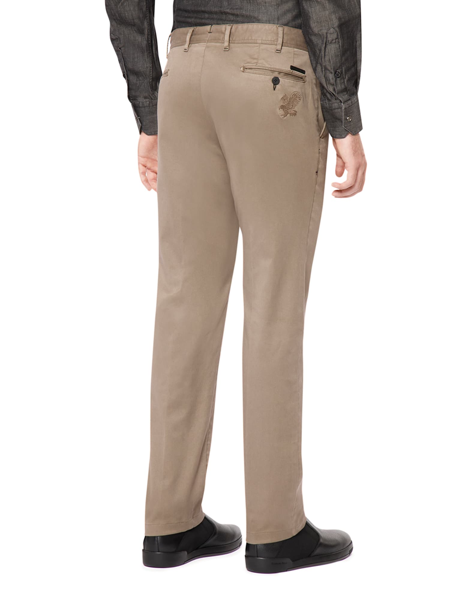 Stefano Ricci Men's Straight-Leg Stretch Pants | Neiman Marcus