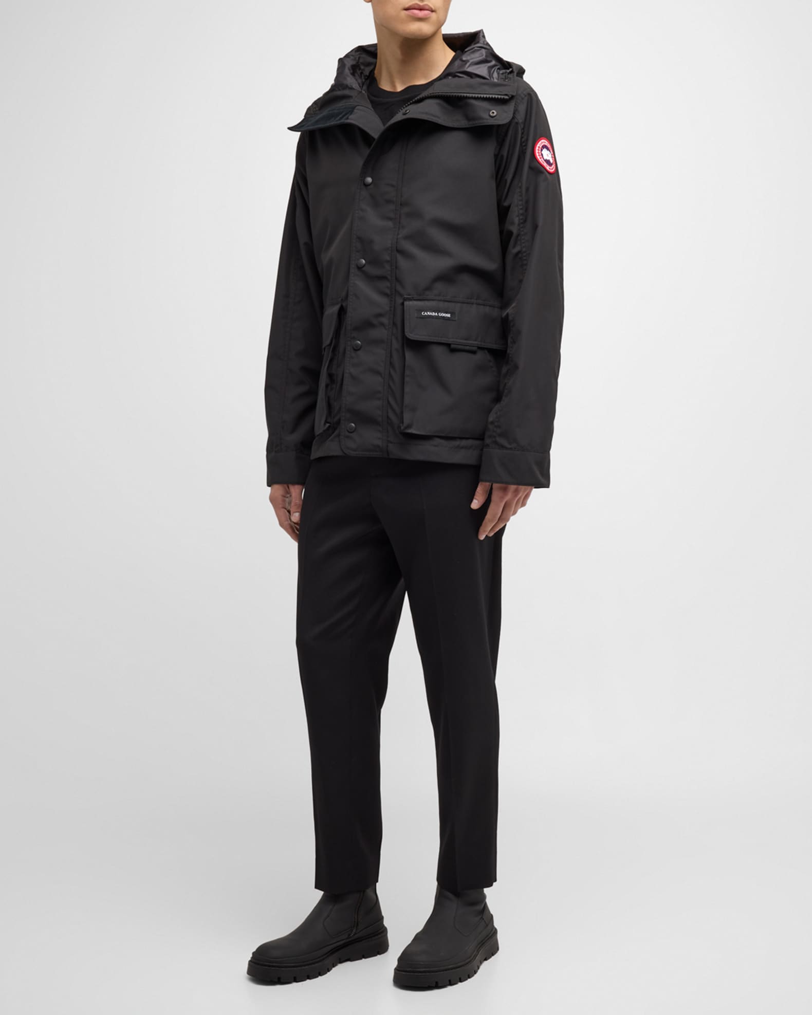 Canada Goose Men's Lockeport Hooded Jacket | Neiman Marcus