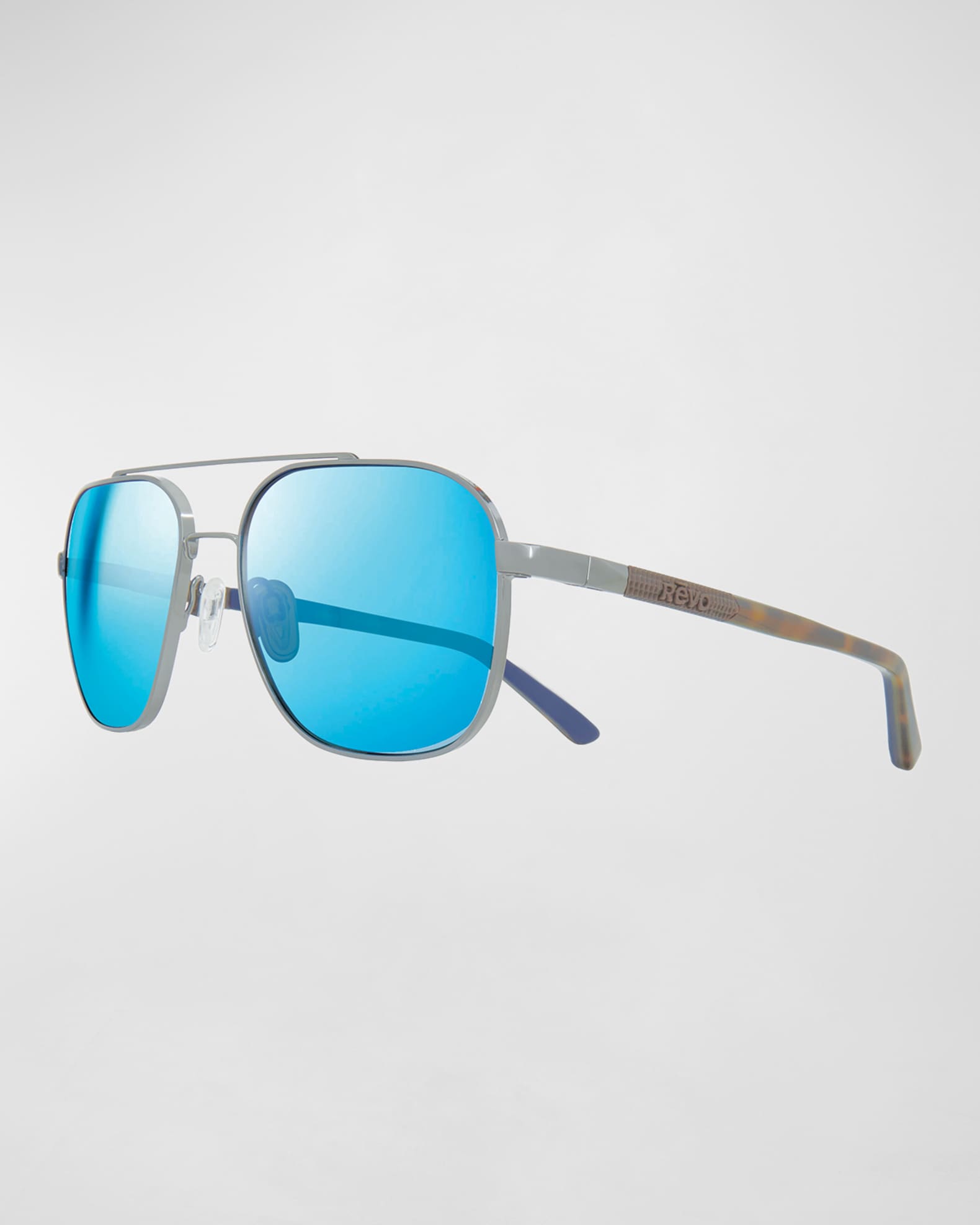 Men's Harrison Metal/Acetate Aviator Sunglasses 0