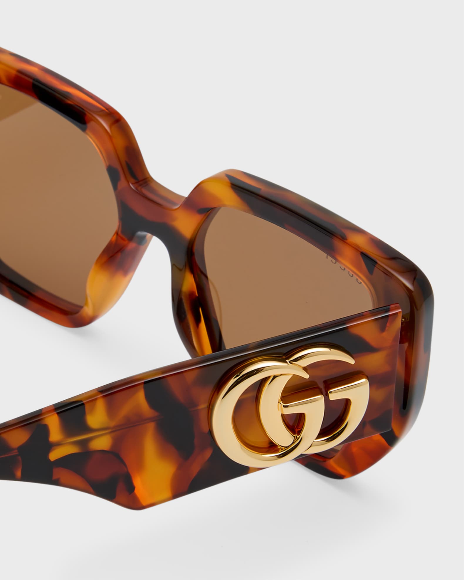 Gucci brown square sunglasses online