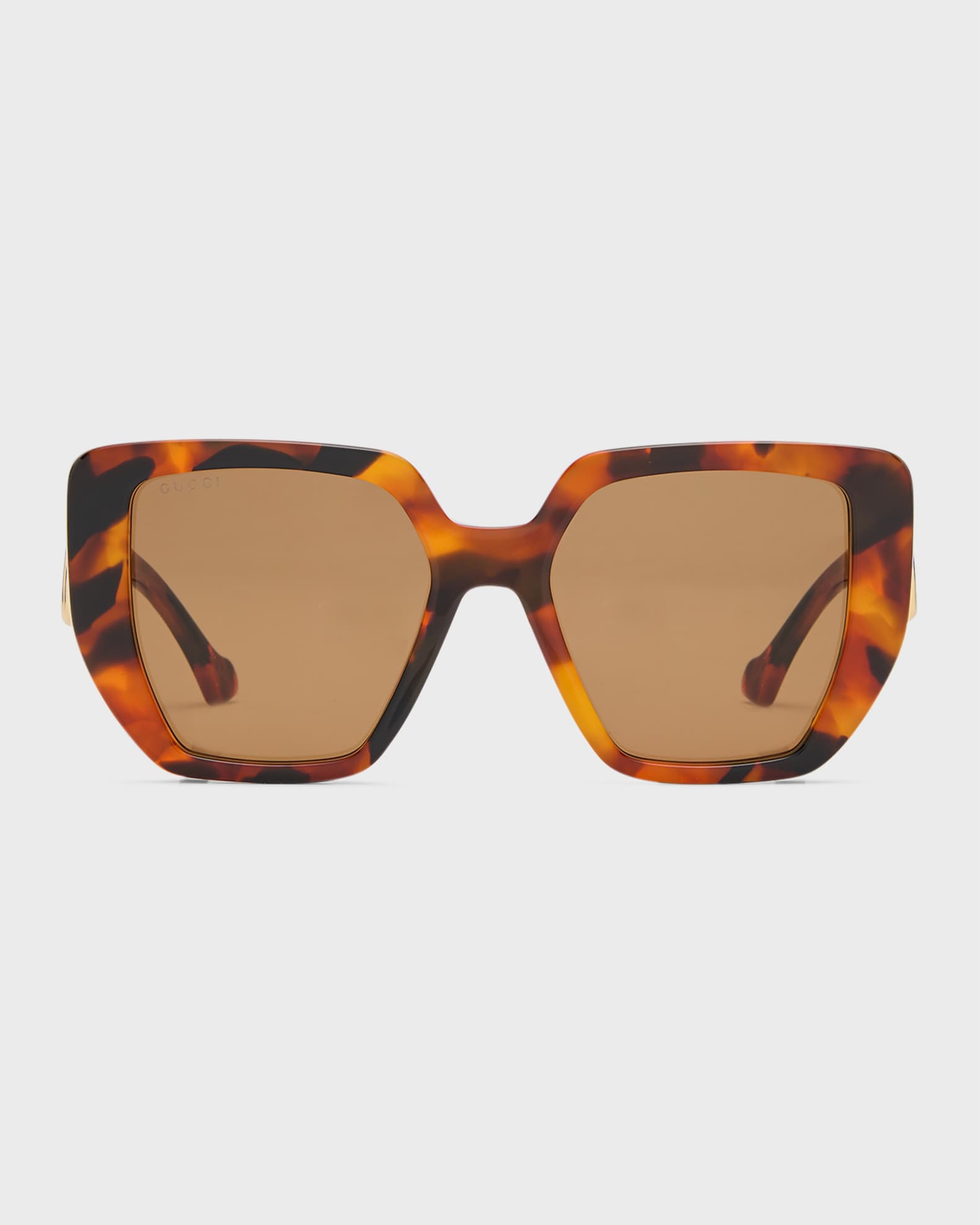 Gucci Oversized Square Acetate Sunglasses