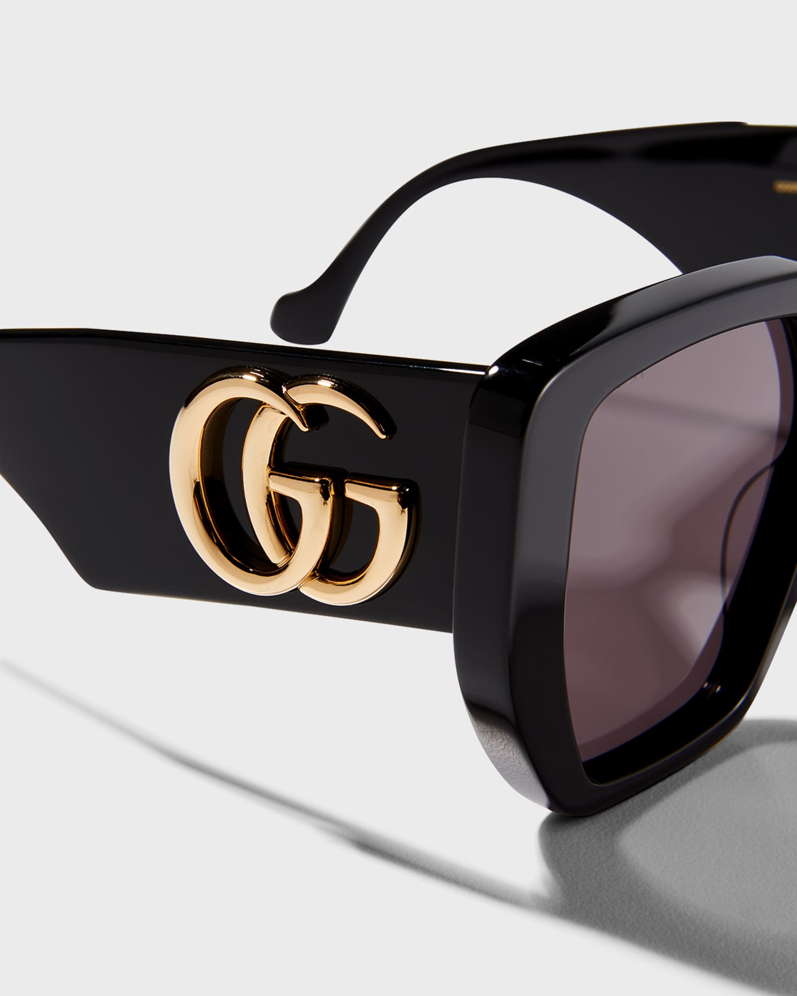 Gucci Oversized Square Acetate Sunglasses Neiman Marcus