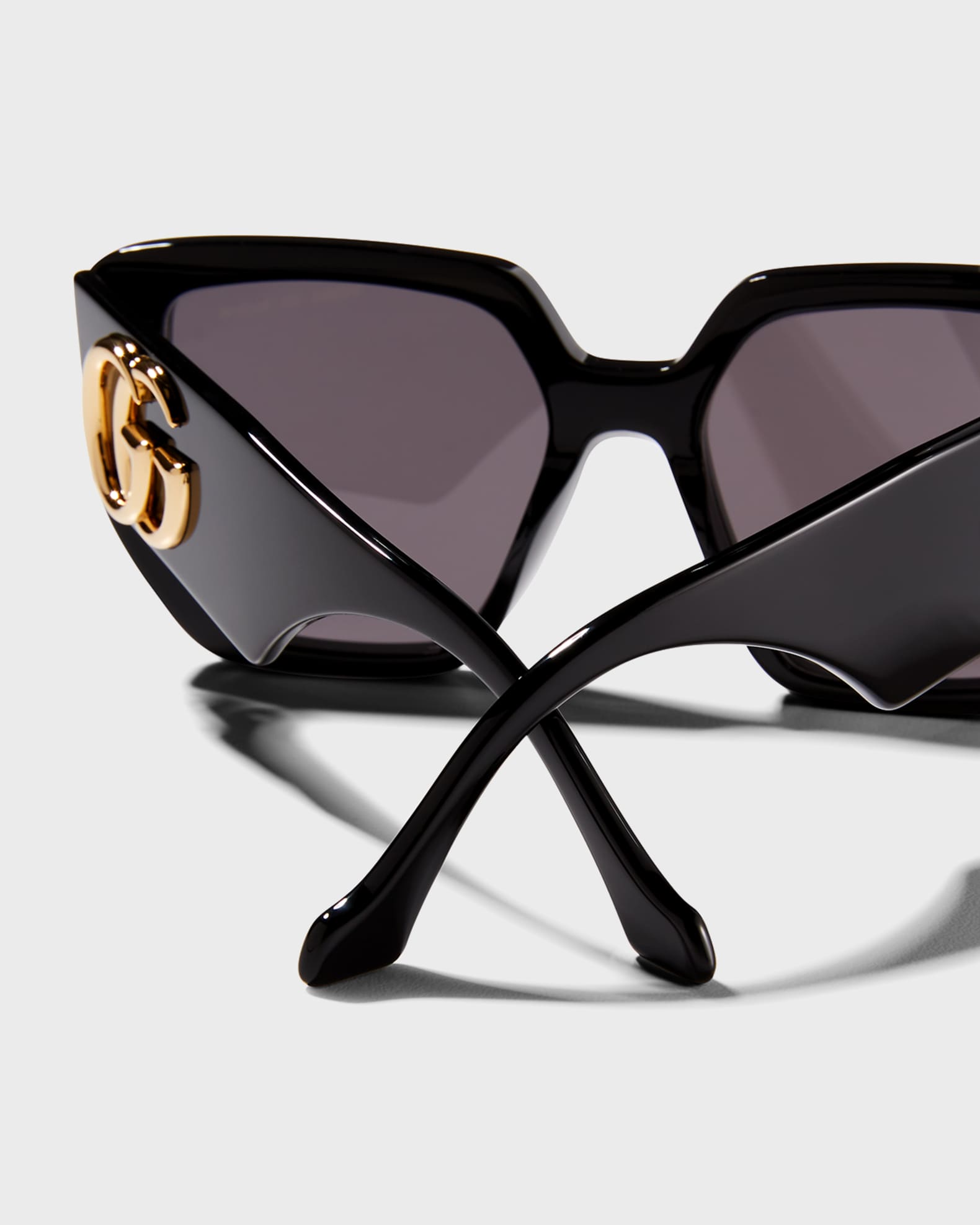 サングラス GUCCI PRINTED ACETATE SUNGLASSES Gucci Logo Acetate Cat-Eye Sunglasses - Bergdorf Goodman