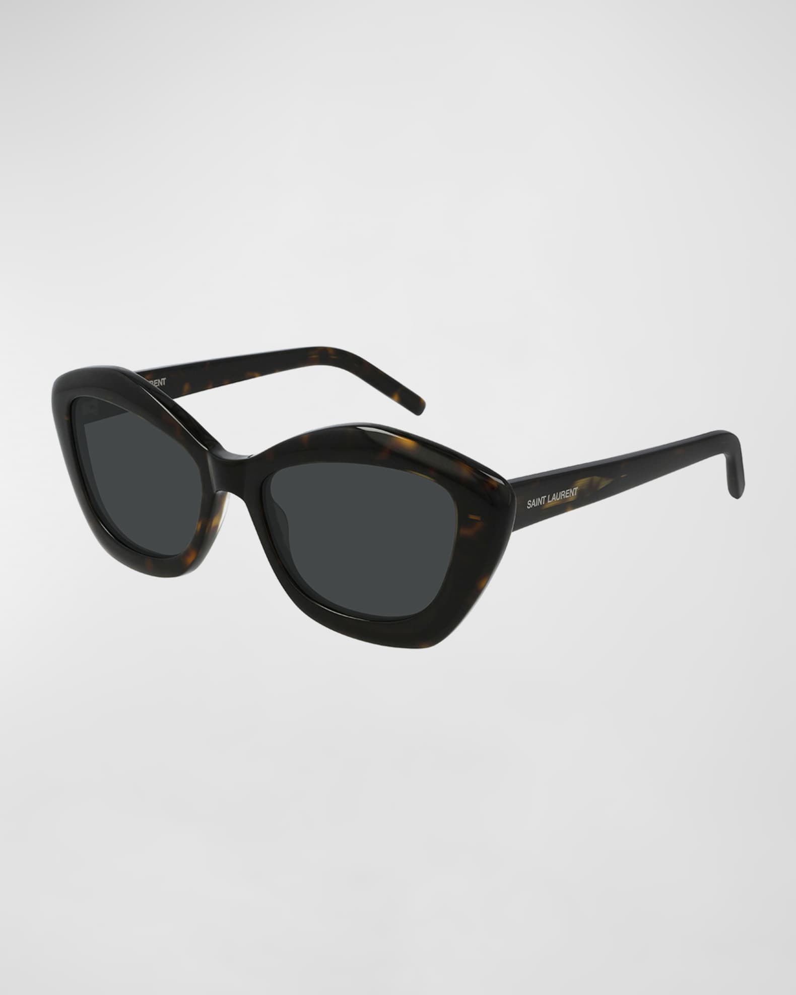 Saint Laurent Irregular Acetate Sunglasses