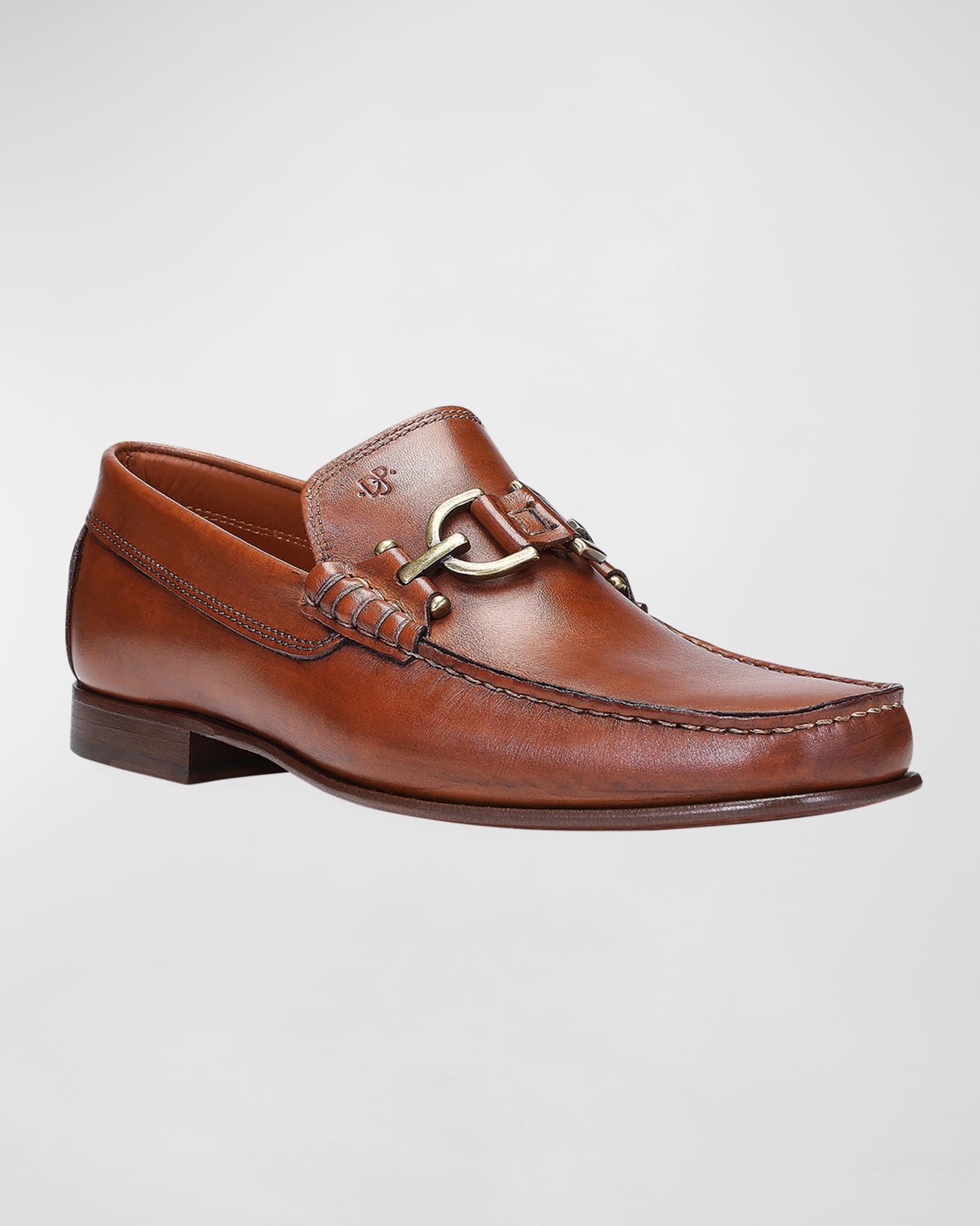 Donald Pliner Men's Bit-Strap Leather Loafers | Neiman Marcus
