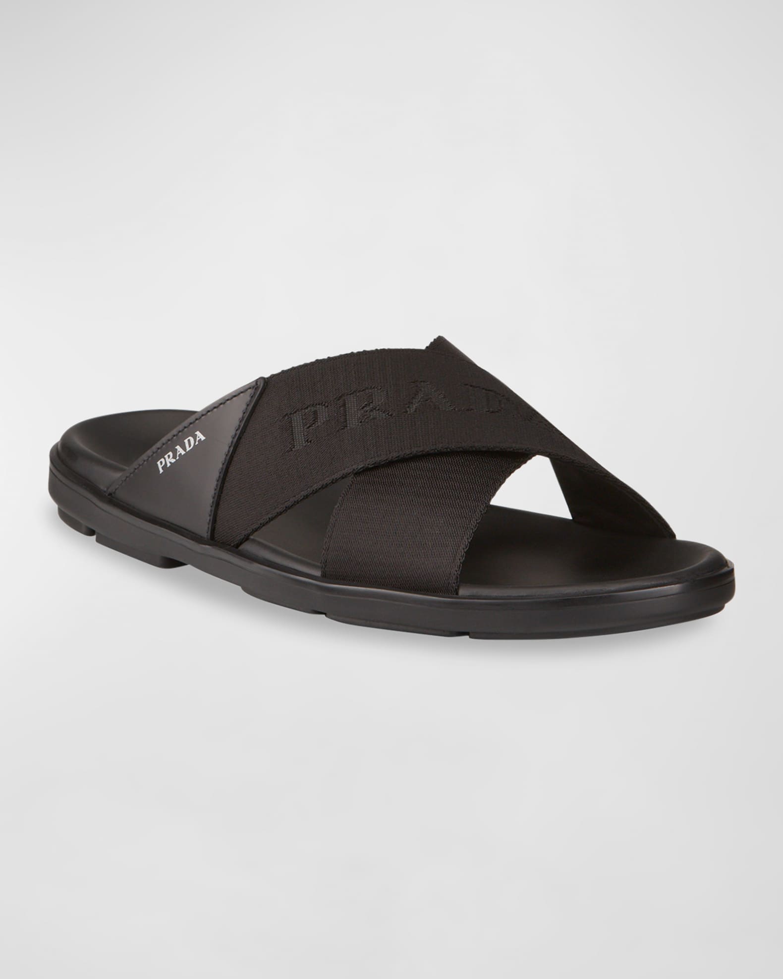Mens prada sliders sales