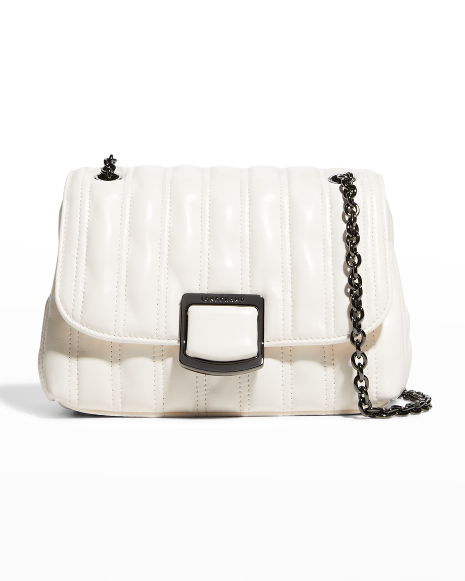 Longchamp Brioche Small Quilted Lambskin Crossbody Bag Neiman Marcus