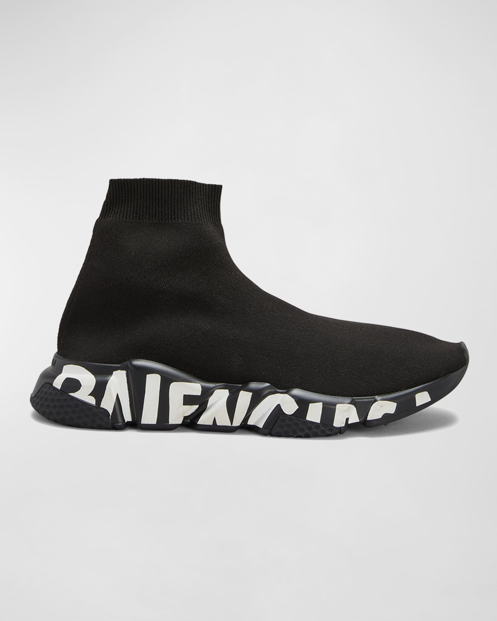 Balenciaga Men's Speed Graffiti Sneakers | Neiman Marcus