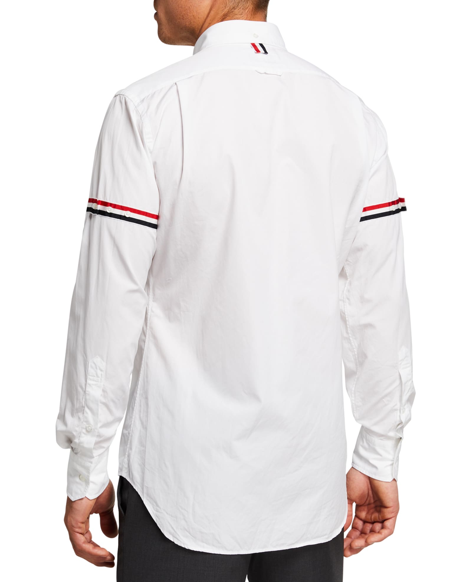Men's Classic Oxford Sport Shirt w/ Arm Bands 1