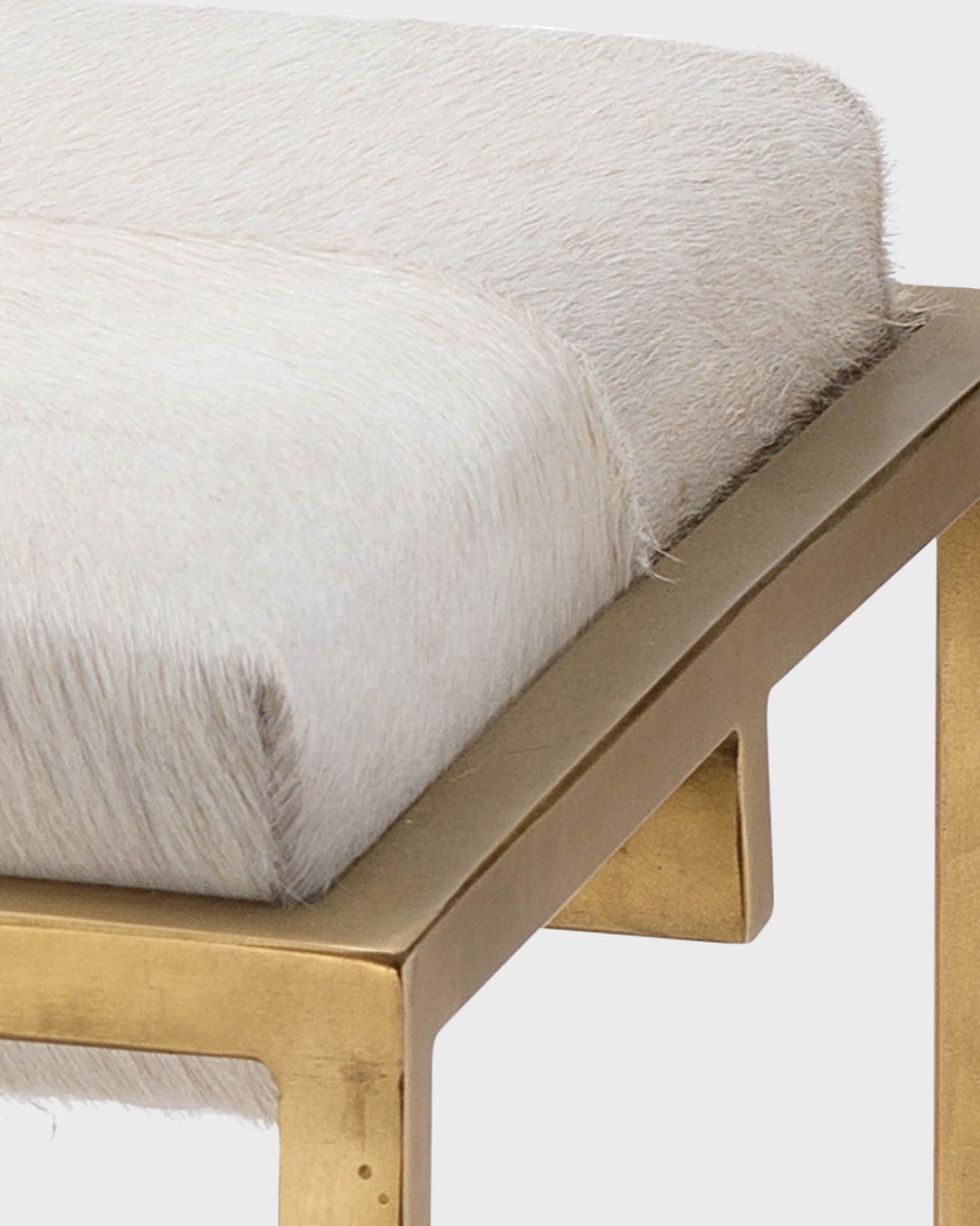 Shelby Hairhide Bench 1