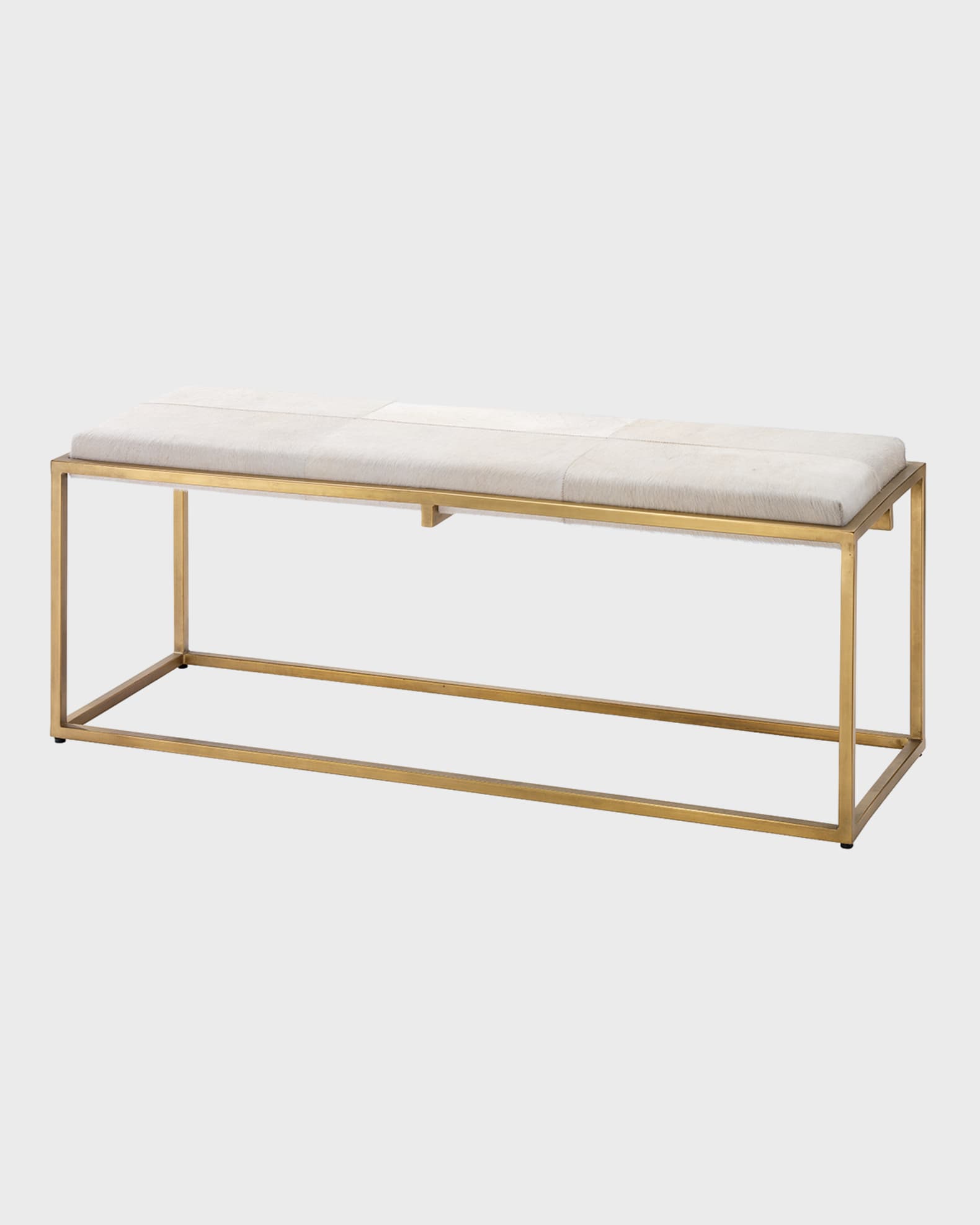 Shelby Hairhide Bench 0
