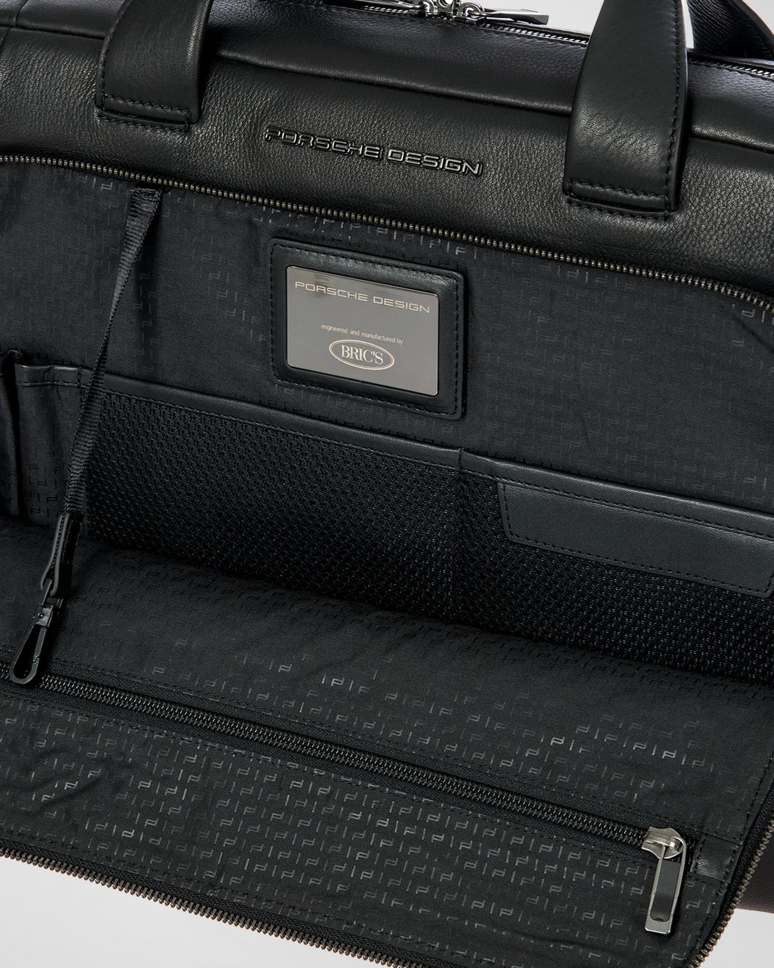 Porsche Design Roadster Small Leather Briefbag | Neiman Marcus