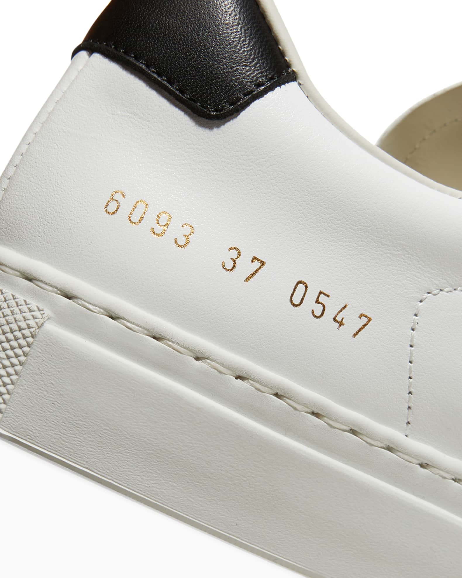 Common Projects Retro Leather Low-Top Sneakers | Neiman Marcus