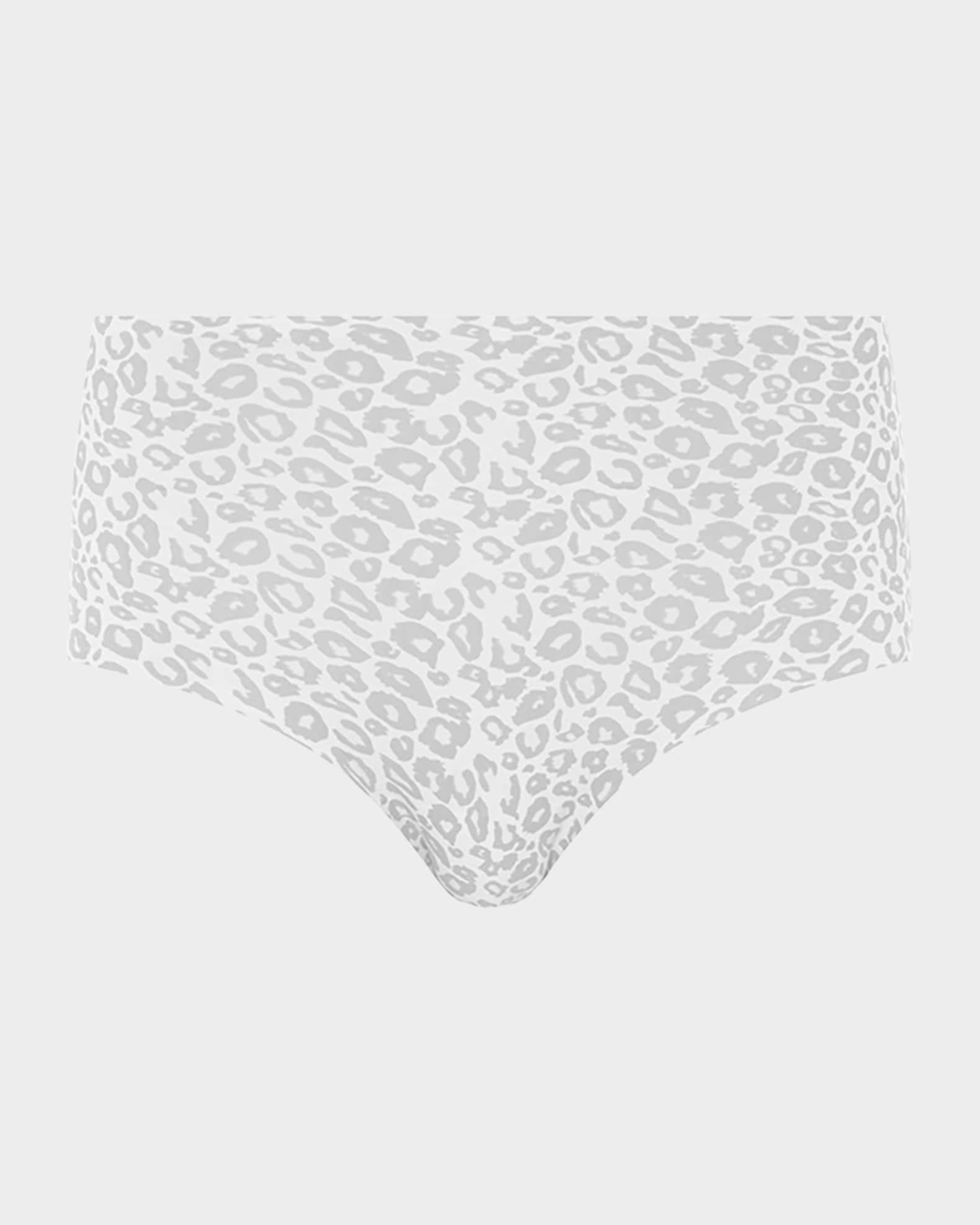 Soft Stretch High-Rise Leopard-Print Briefs 0