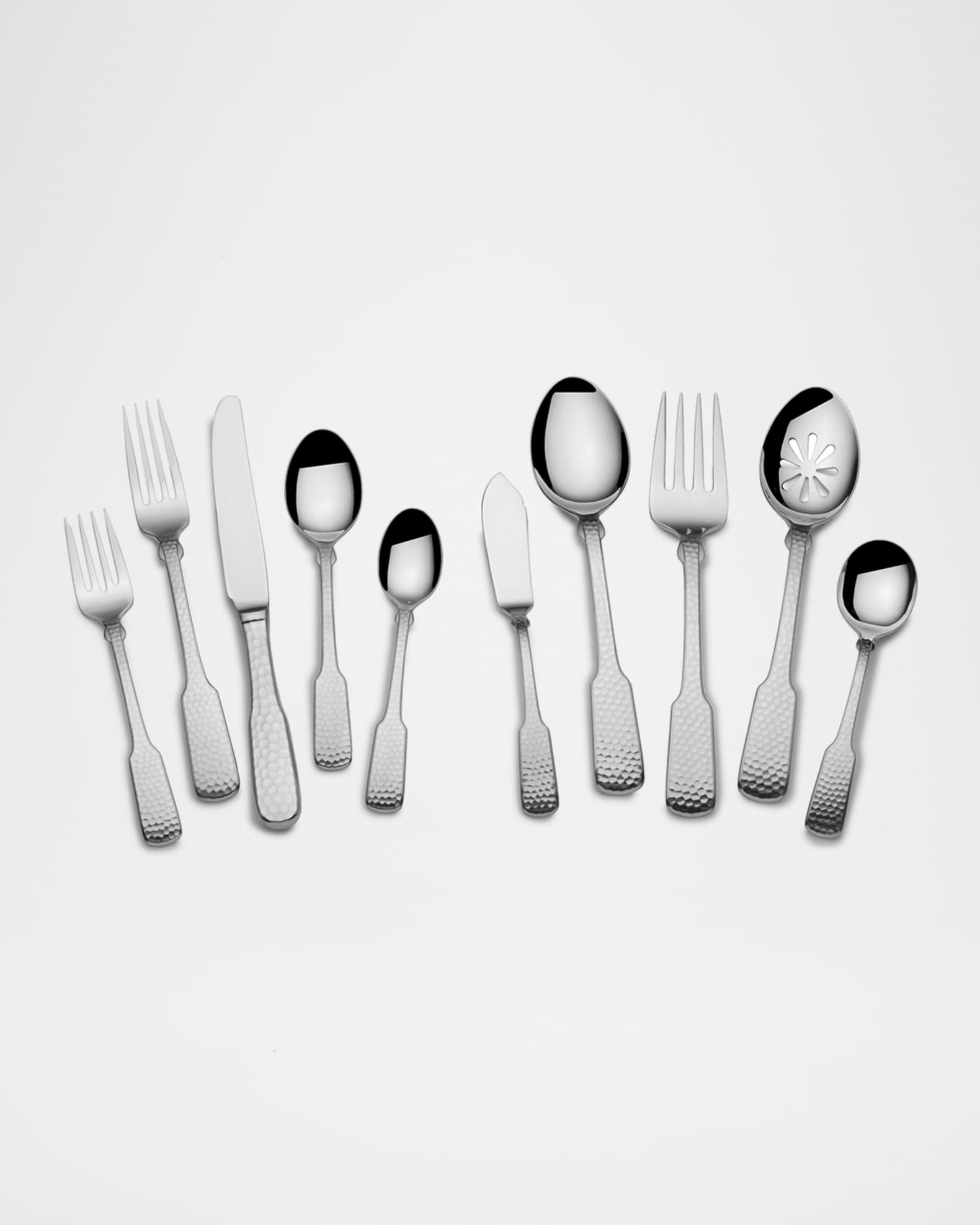 Towle Silversmiths Towle Hammersmith 45 Piece Flatware Service Neiman Marcus