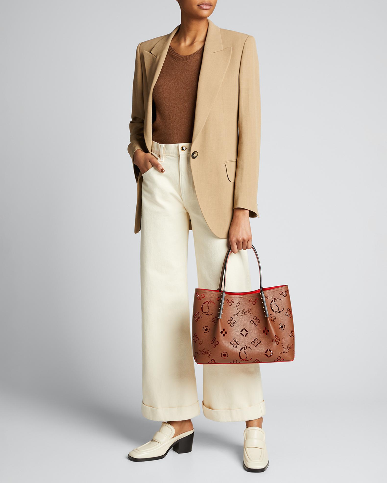 christian louboutin cabarock small tote bag