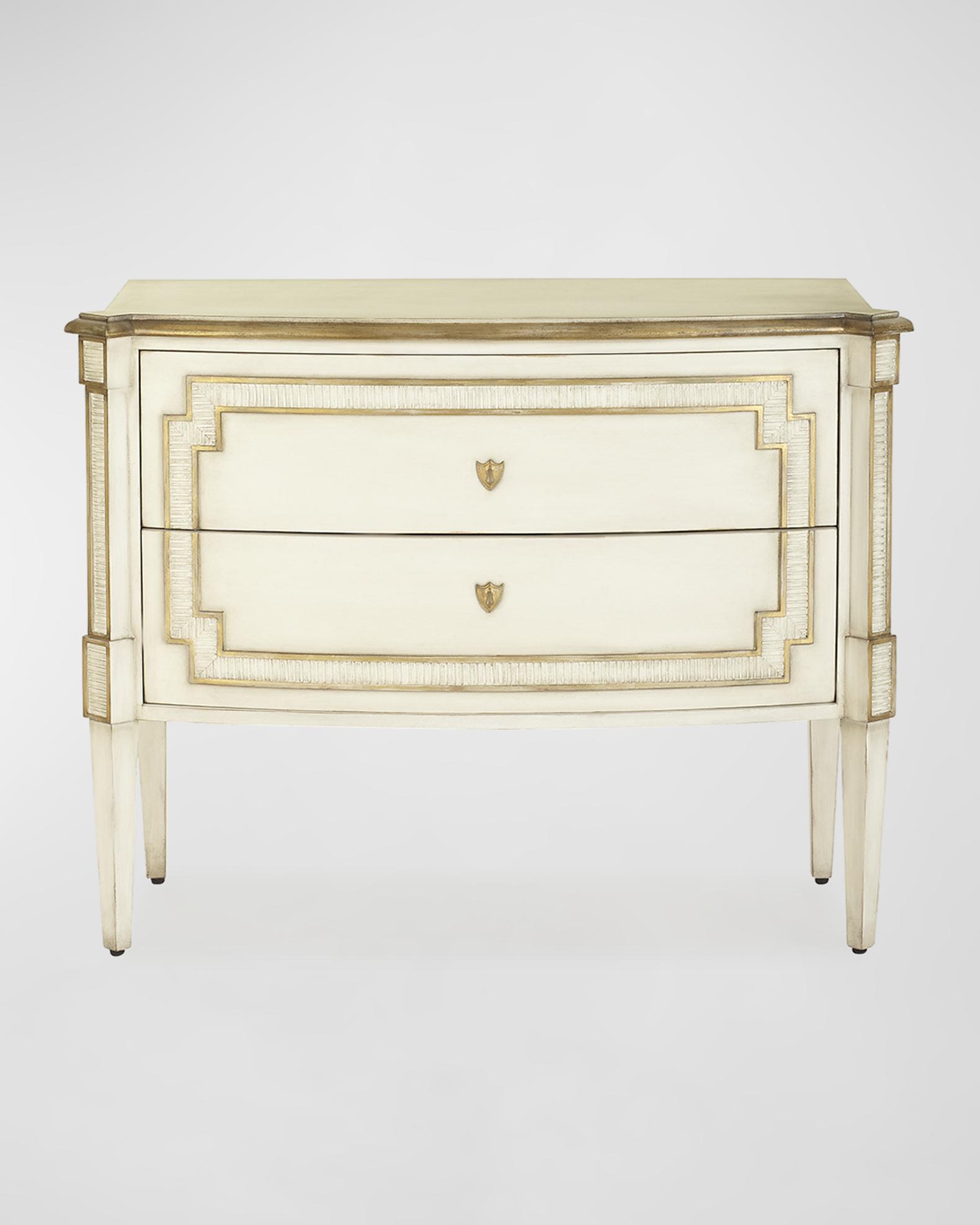 John-Richard Collection Corsini Nightstand with Push-Open Drawers
