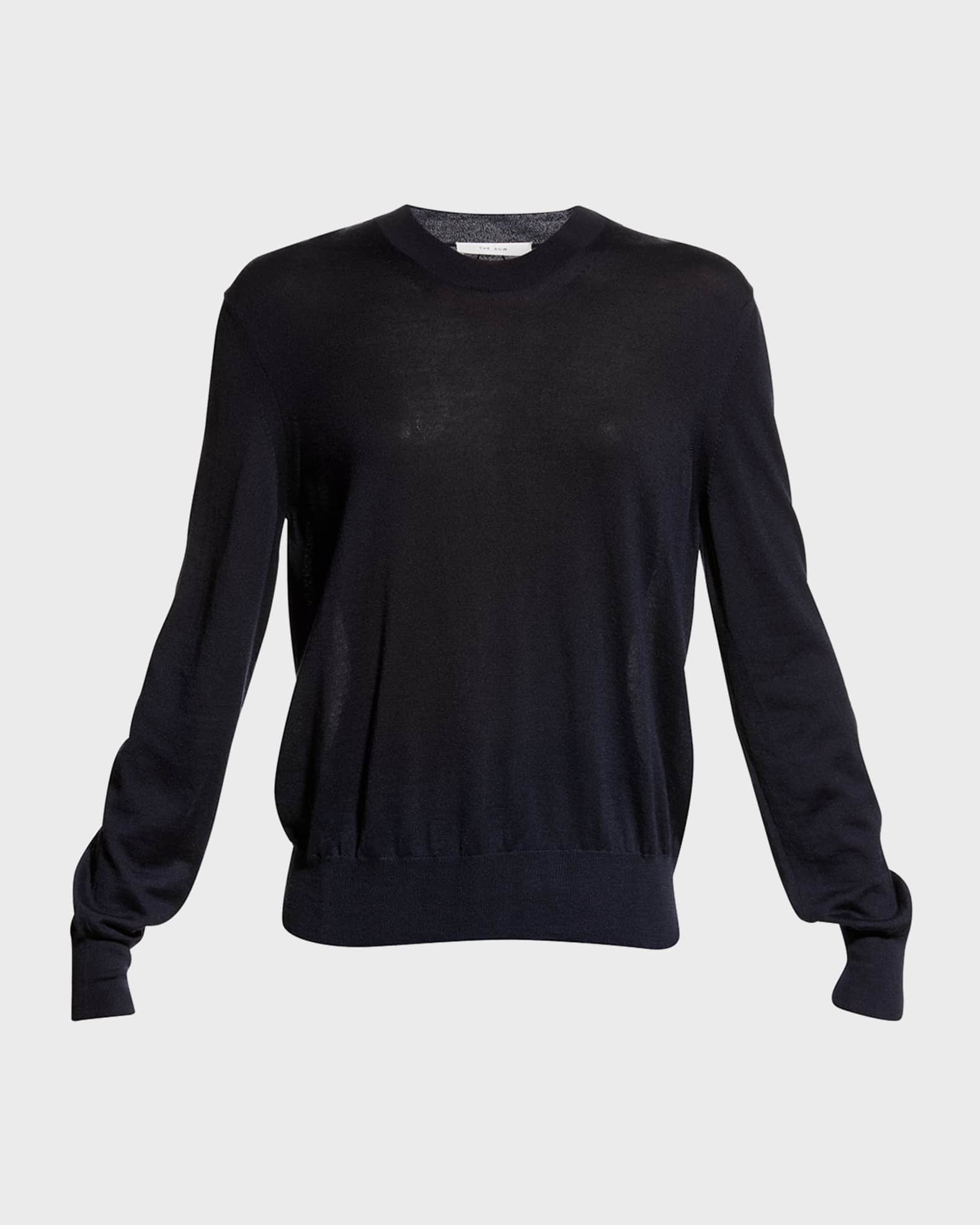 THE ROW Islington Long-Sleeve Cashmere Top | Neiman Marcus
