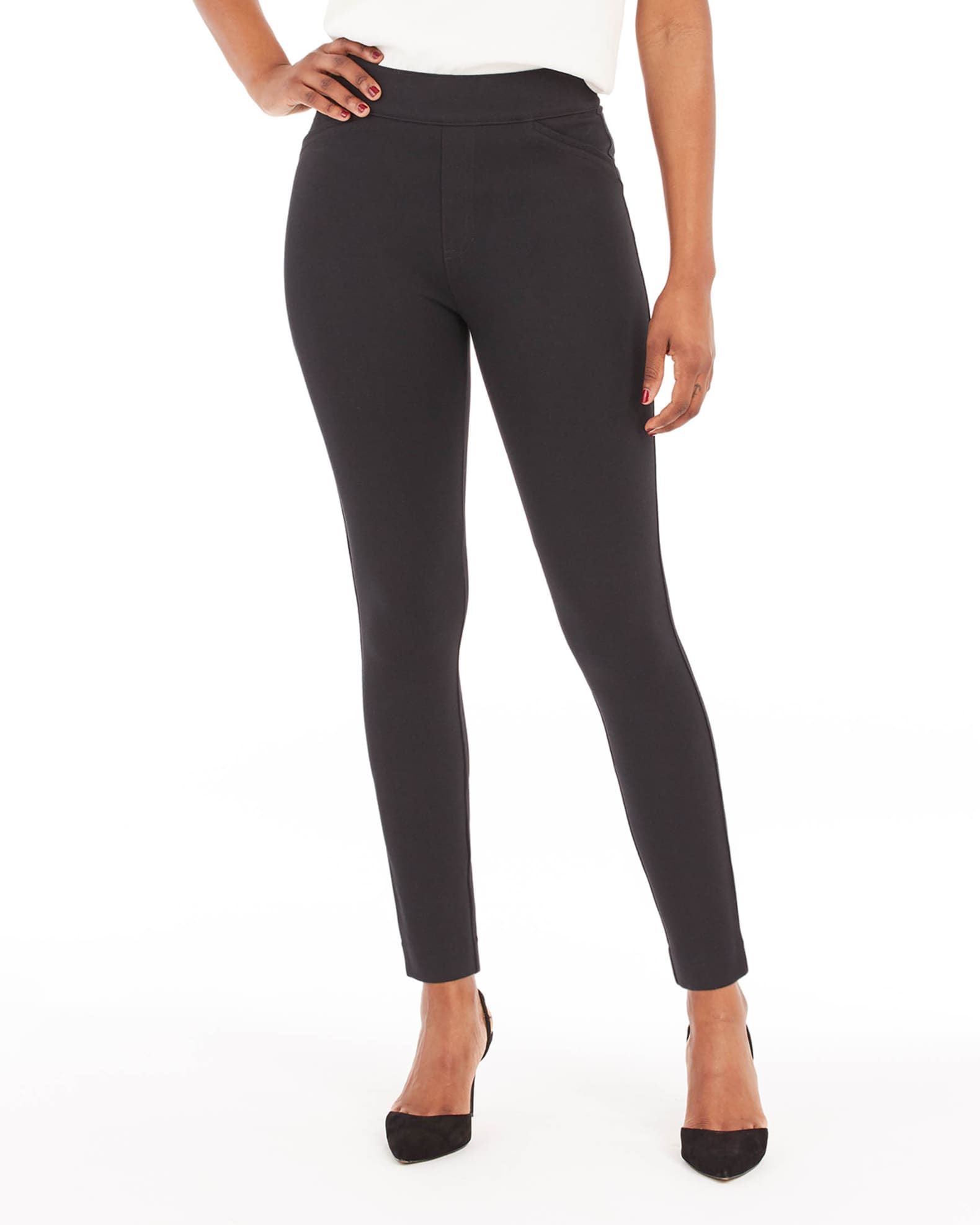 SPANX The Perfect Black Pant, Ankle Backseam Skinny Classic Black XS -  Regular 26 at  Women's Clothing store